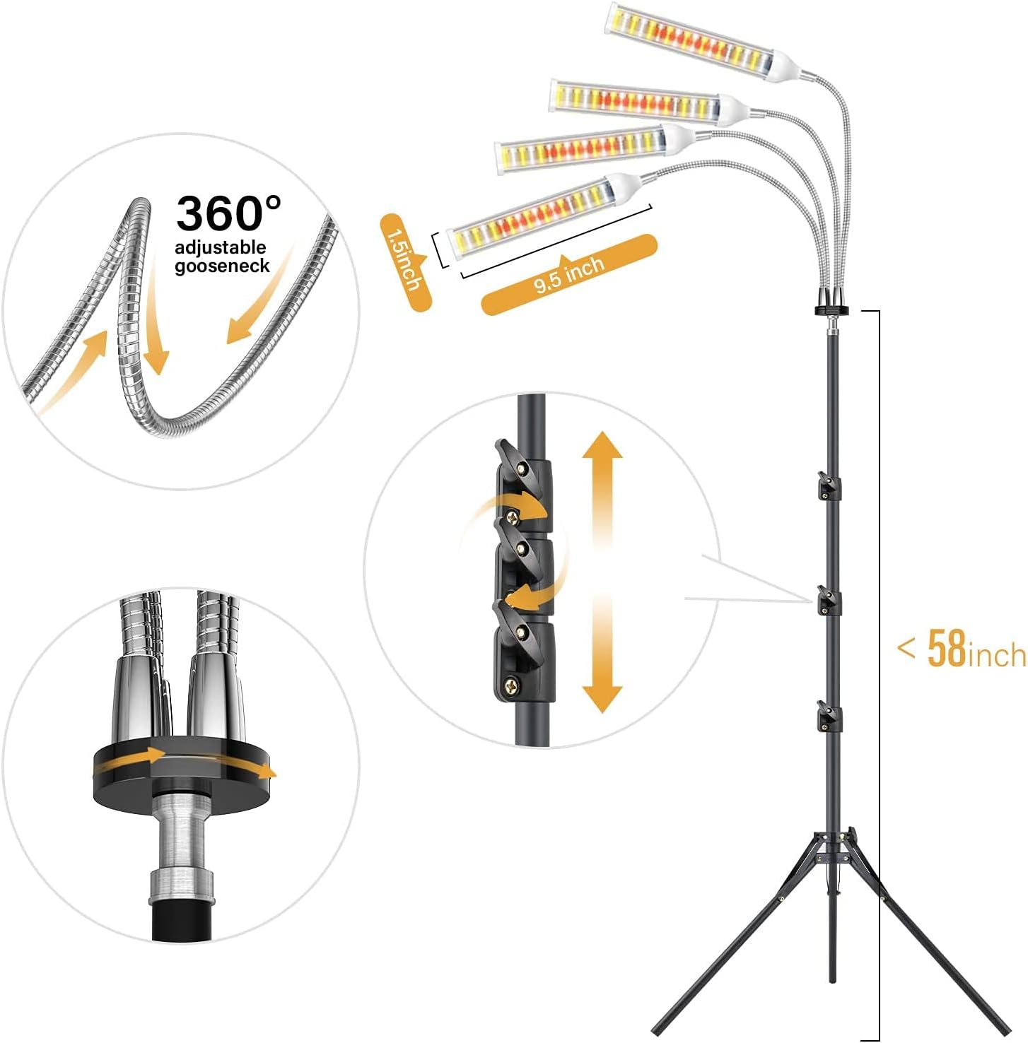 Lámpara LED Cultivo Espectro Completo