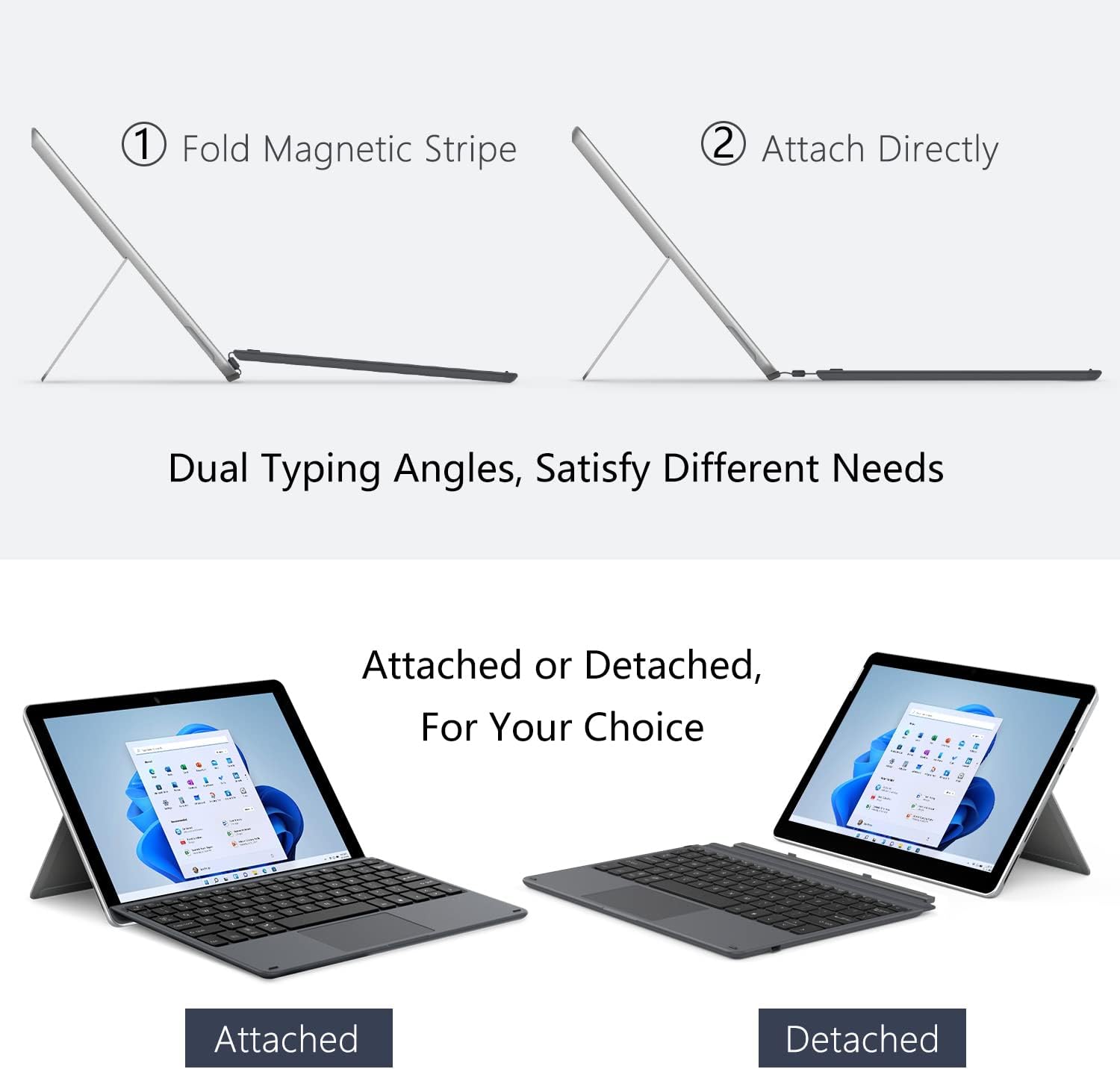 Teclado Bluetooth MoKo para Surface