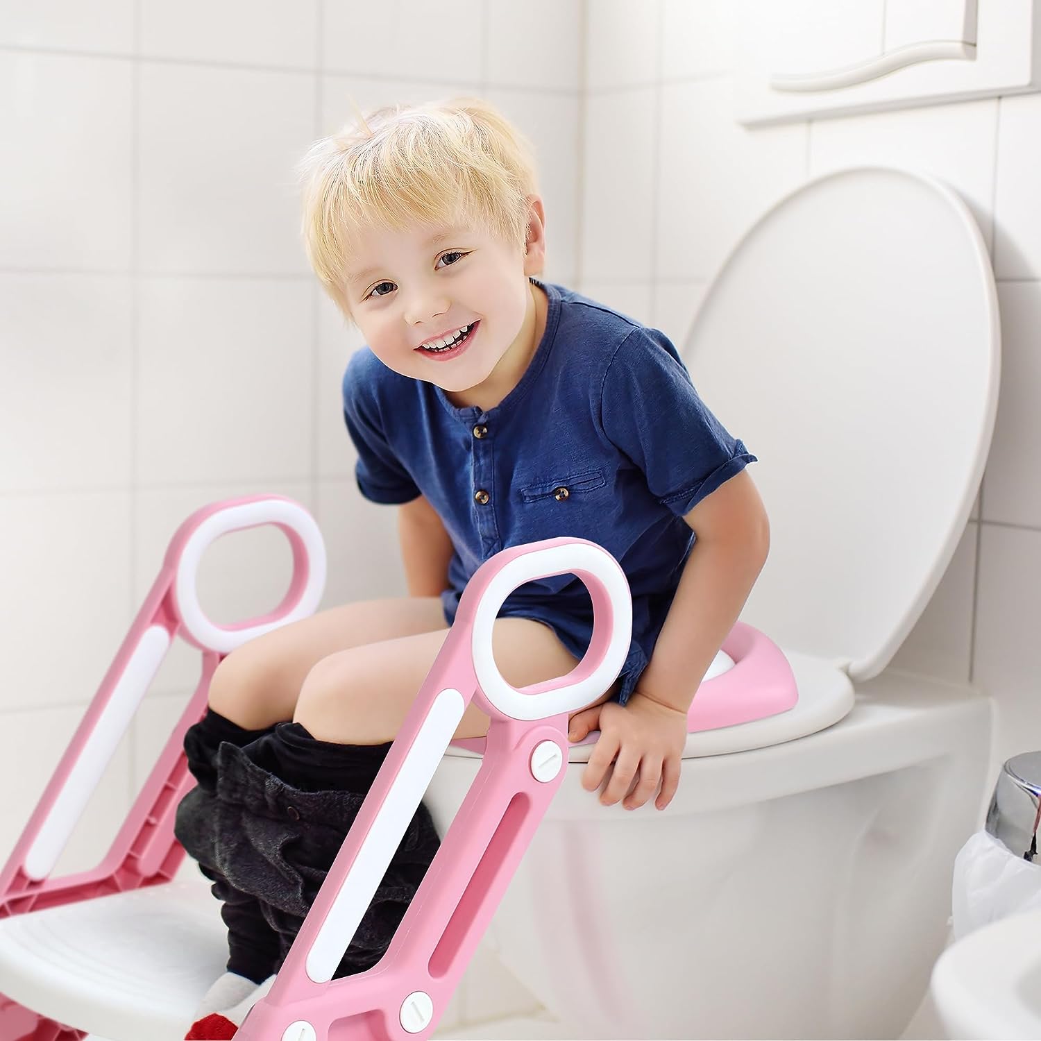 Adaptador WC Niños con Escalera