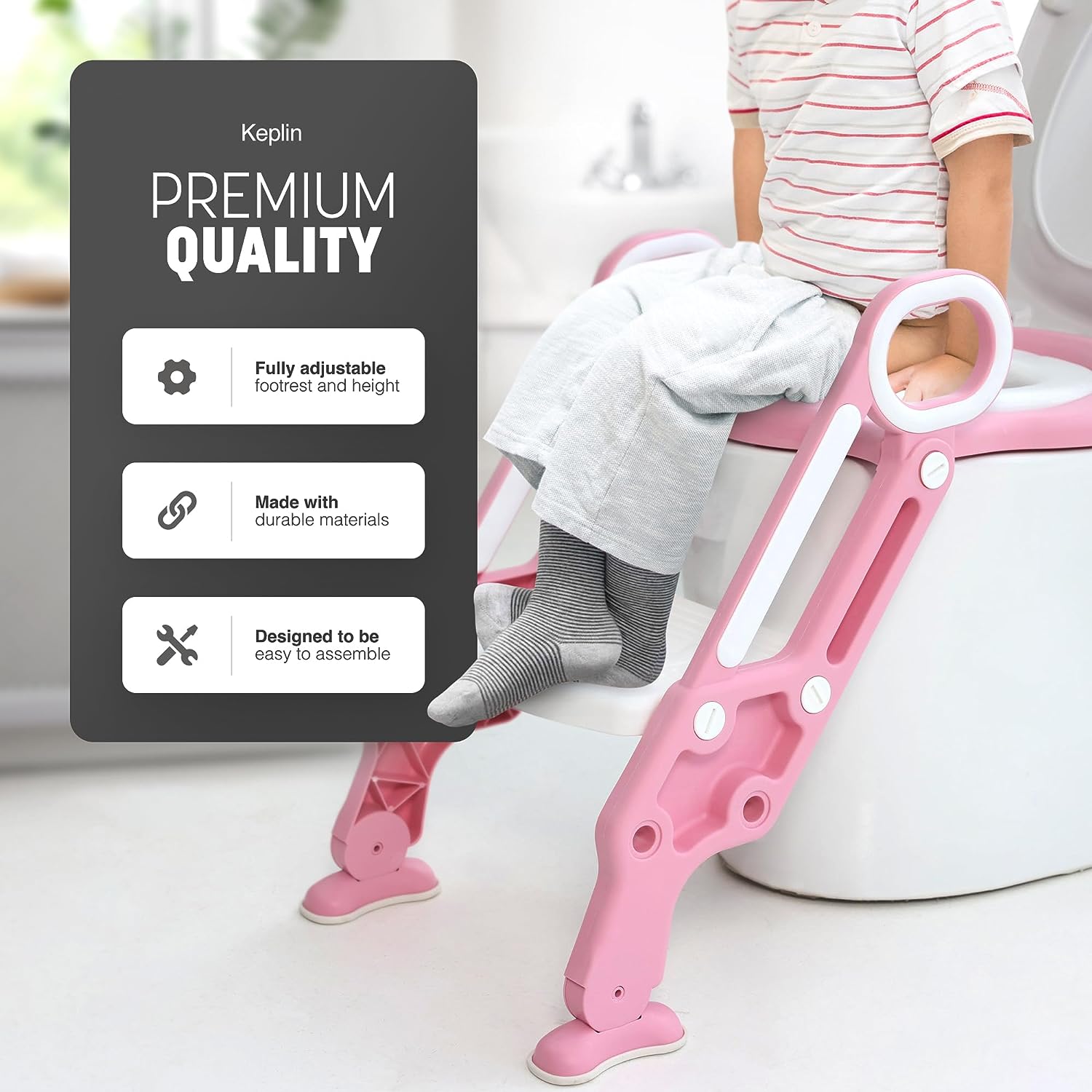 Adaptador WC Niños con Escalera