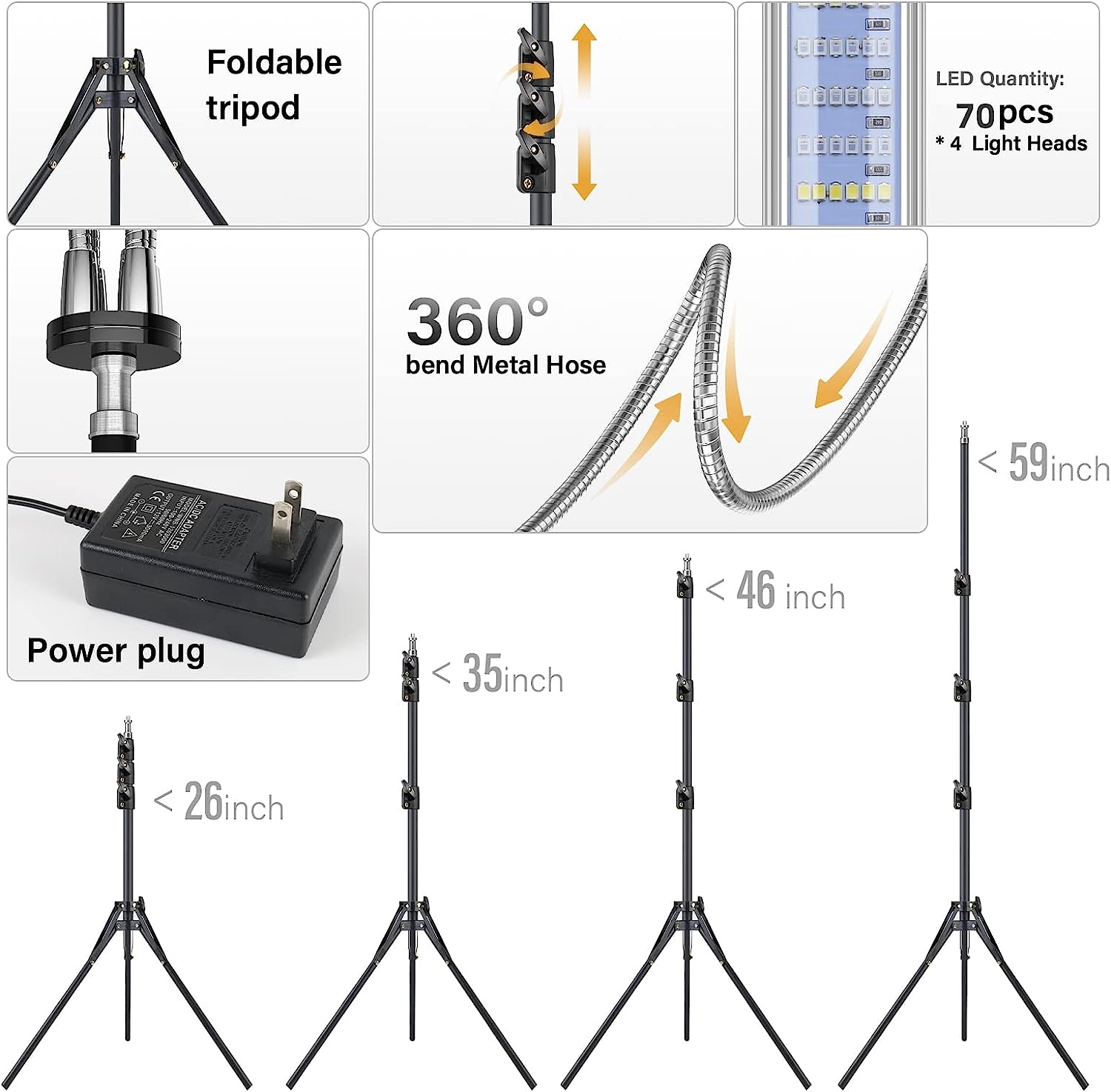 Lámpara LED Cultivo Espectro Completo