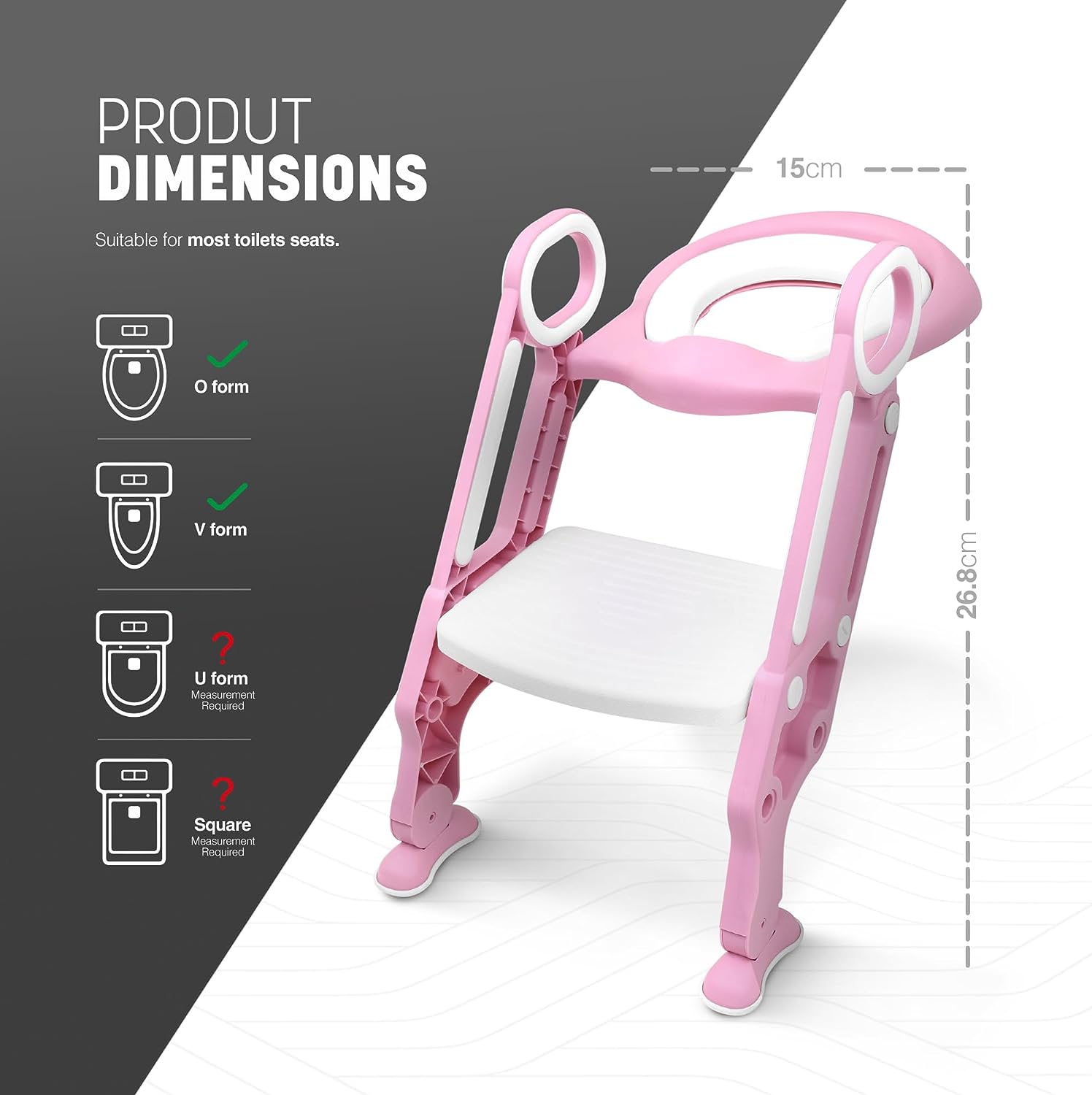 Adaptador WC Niños con Escalera