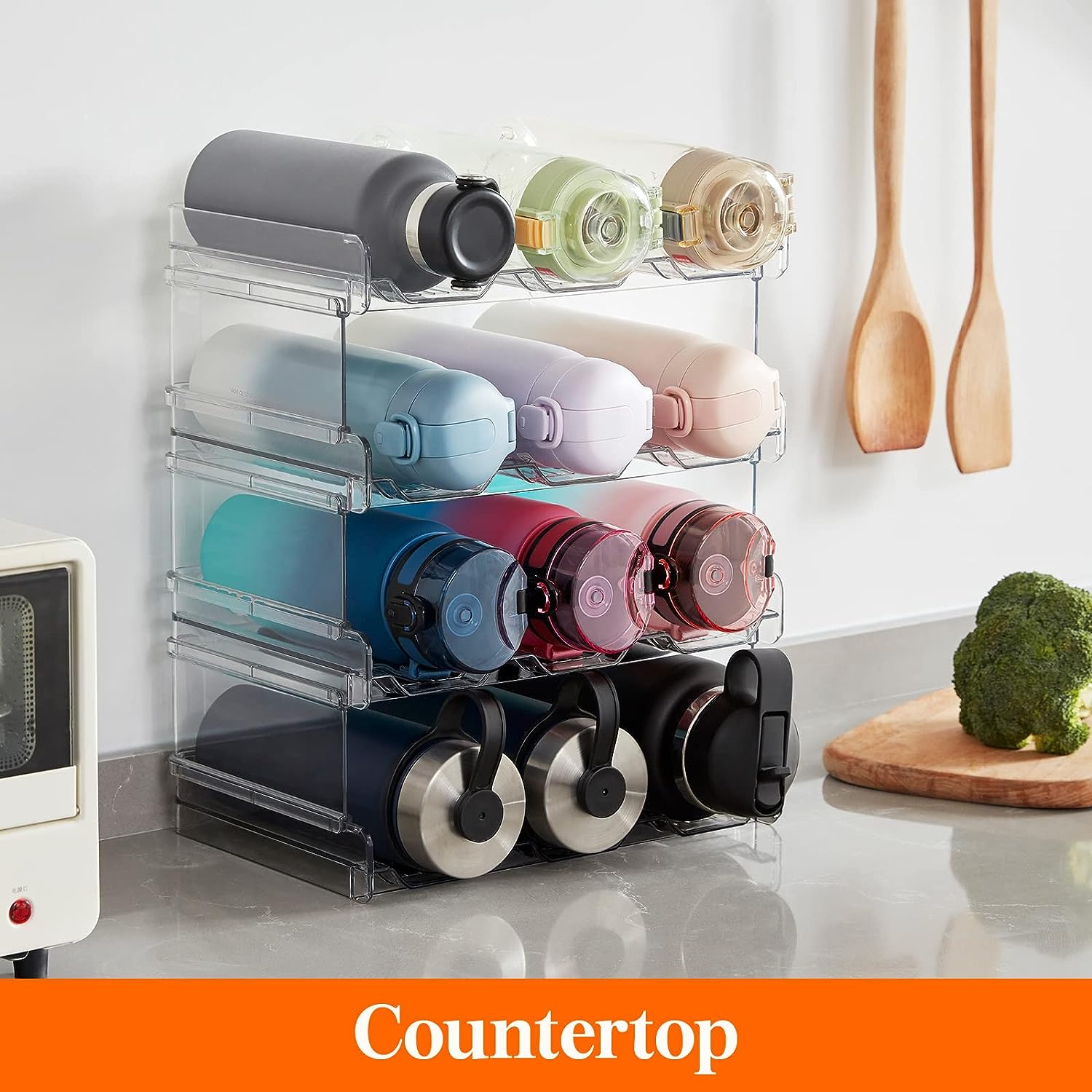Organizador de Botellas Apilable