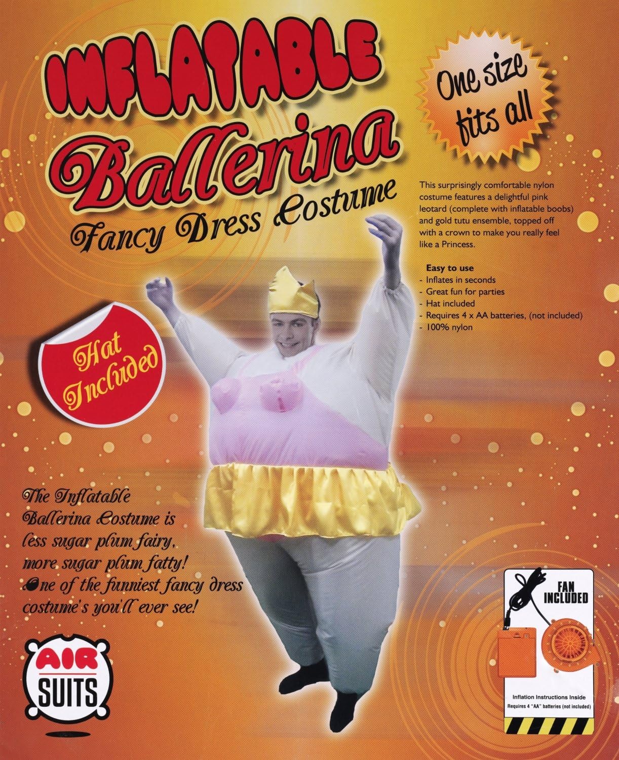 Fatsuit Inflable Bailarina Carnaval