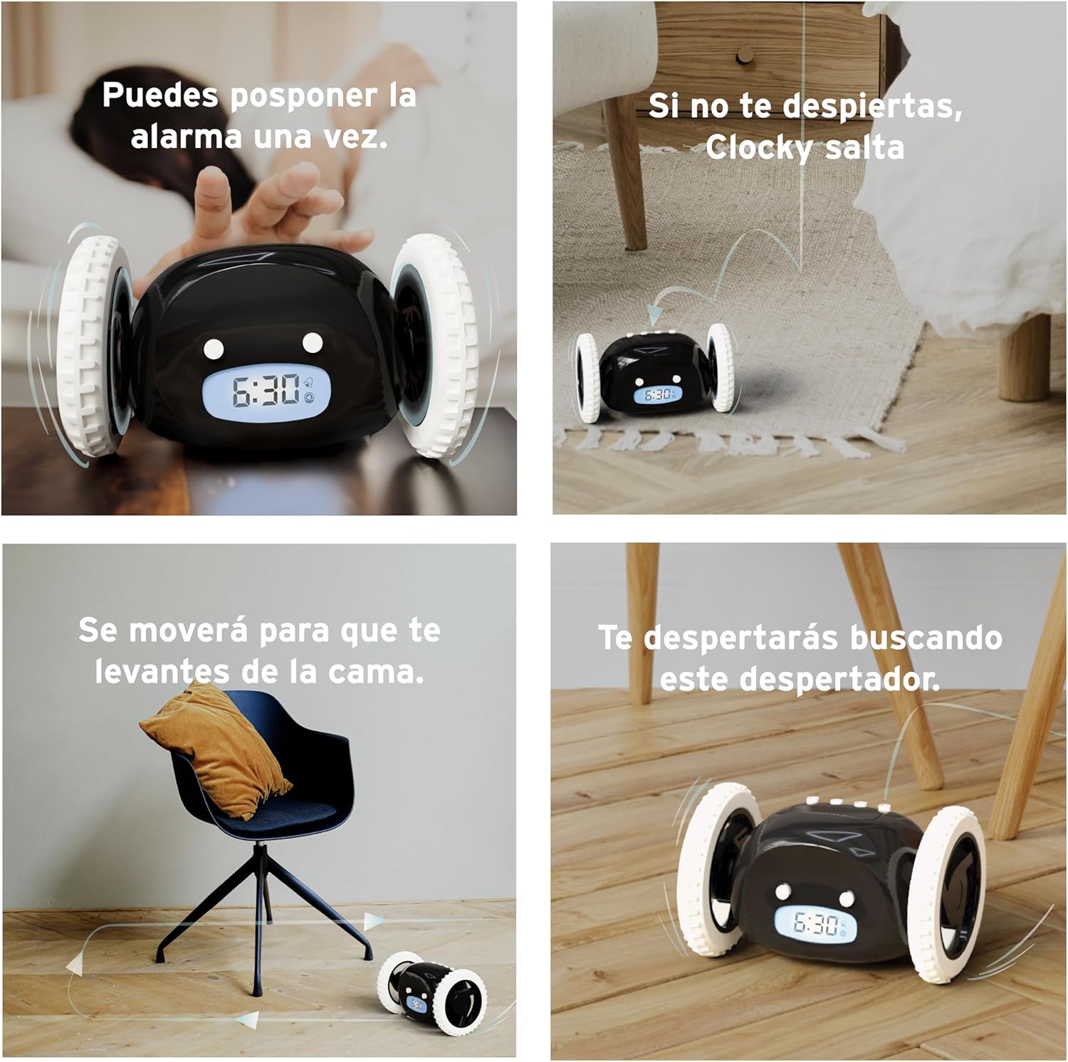 Reloj Despertador Ruidoso Móvil
