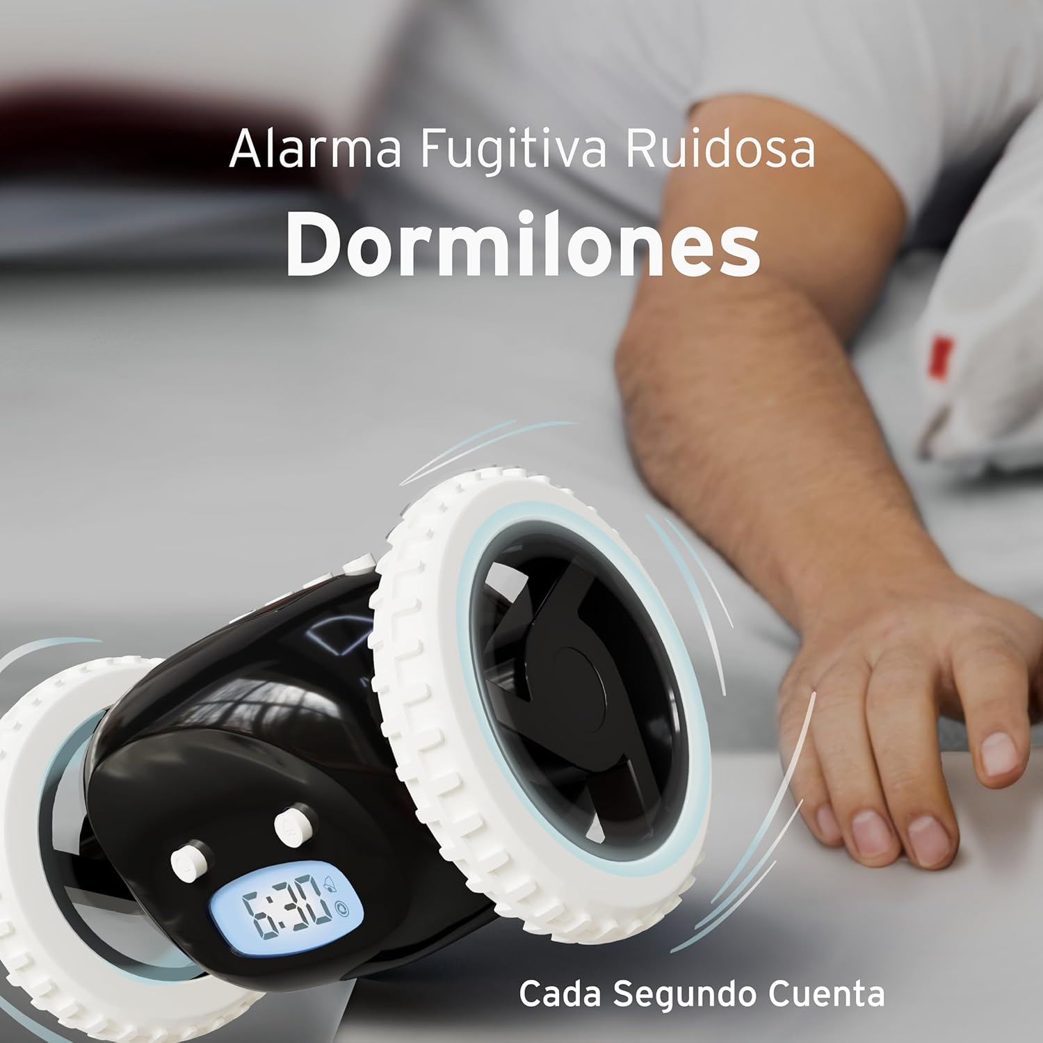 Reloj Despertador Ruidoso Móvil