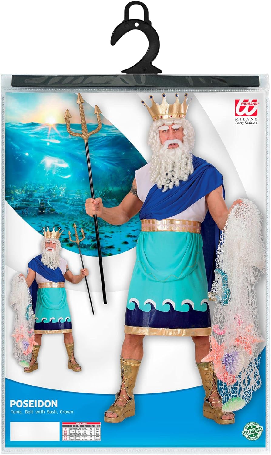 Disfraz de Poseidón para carnaval