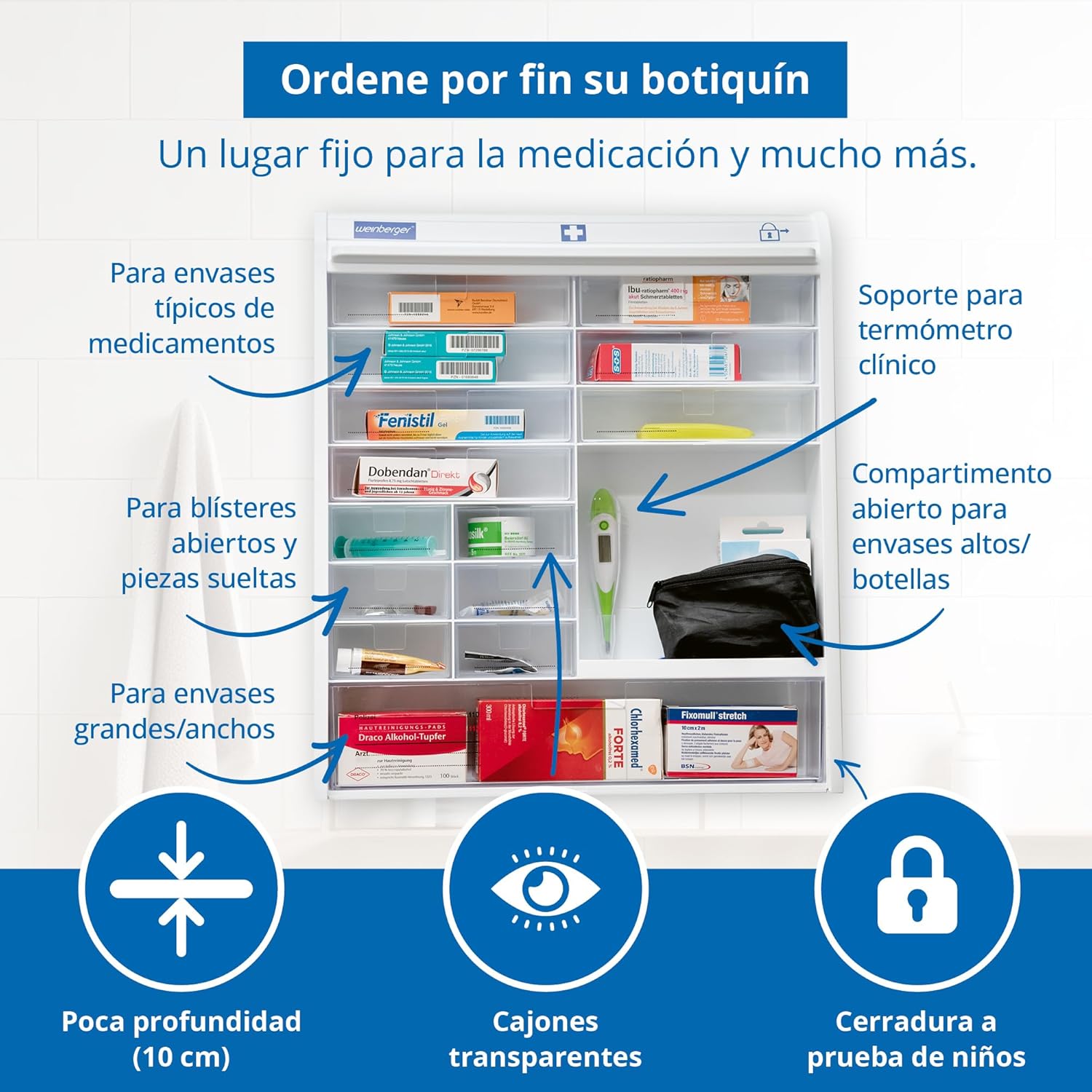 Botiquín con Seguridad Infantil