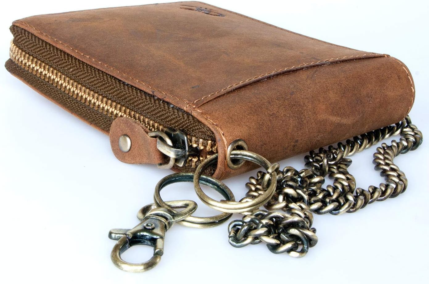 Cartera Hombre Escorpión Marrón