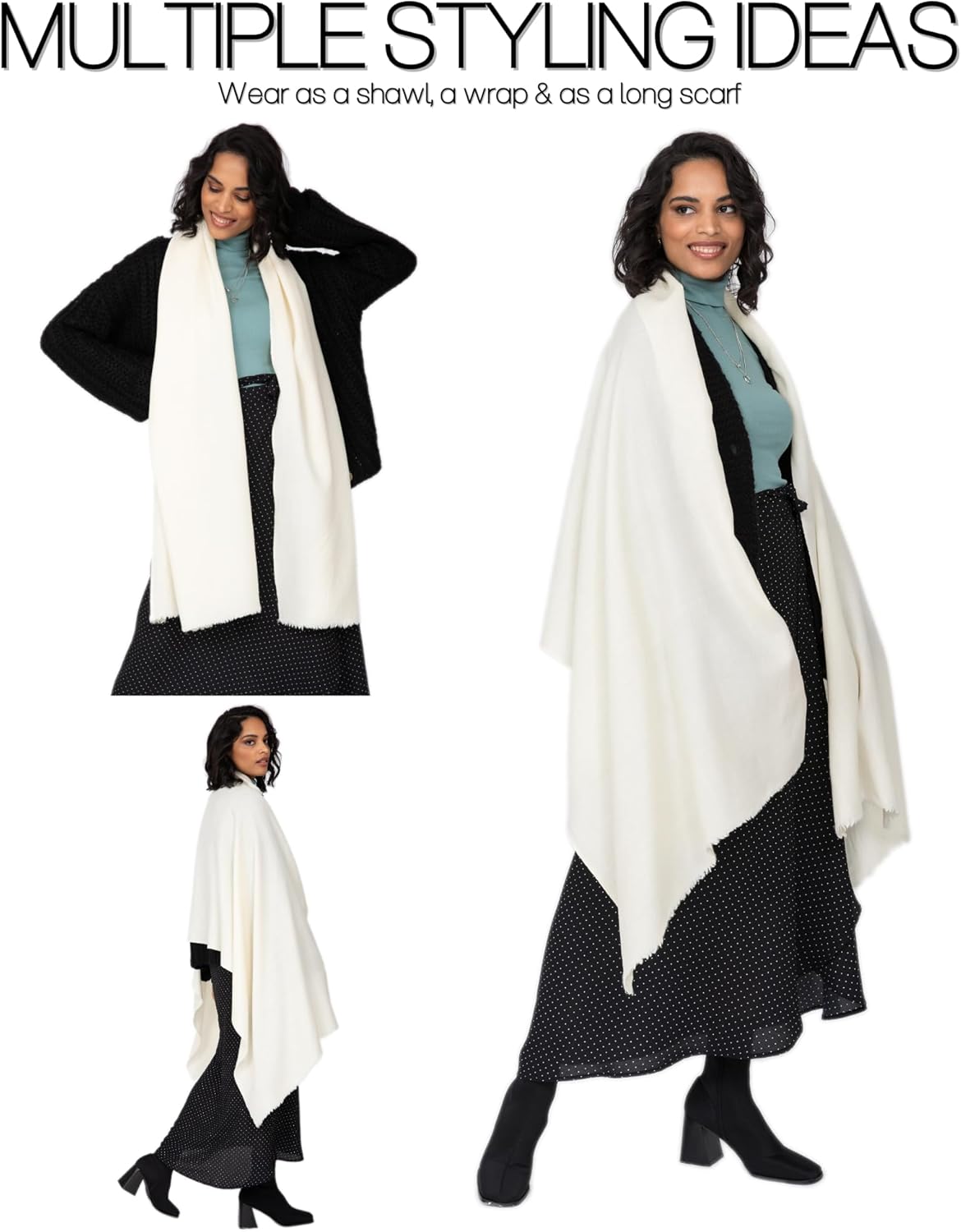 Bufanda Pashmina Mujer Kasa