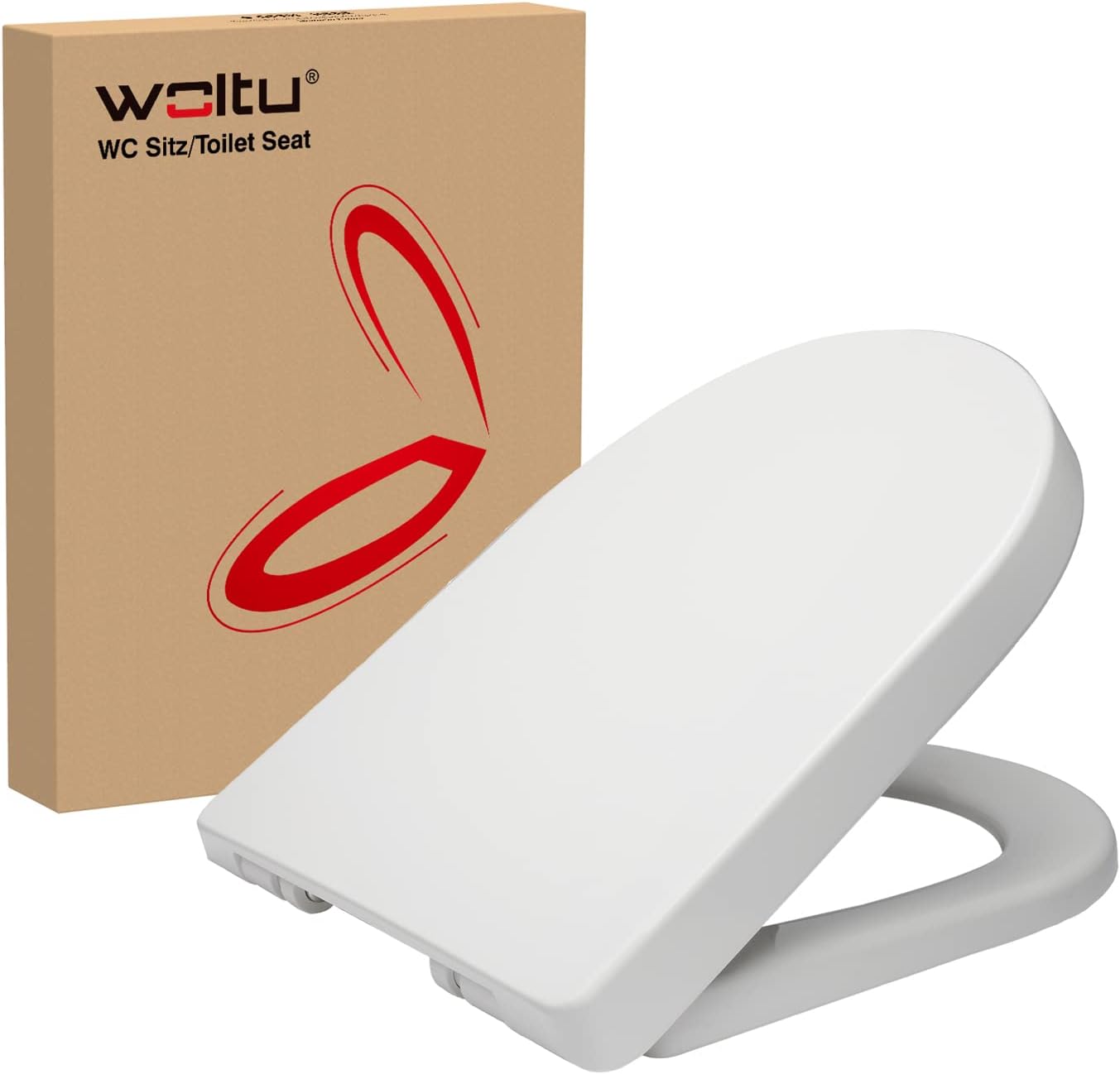 Tapa WC Antibacteriana D Cierre Suave
