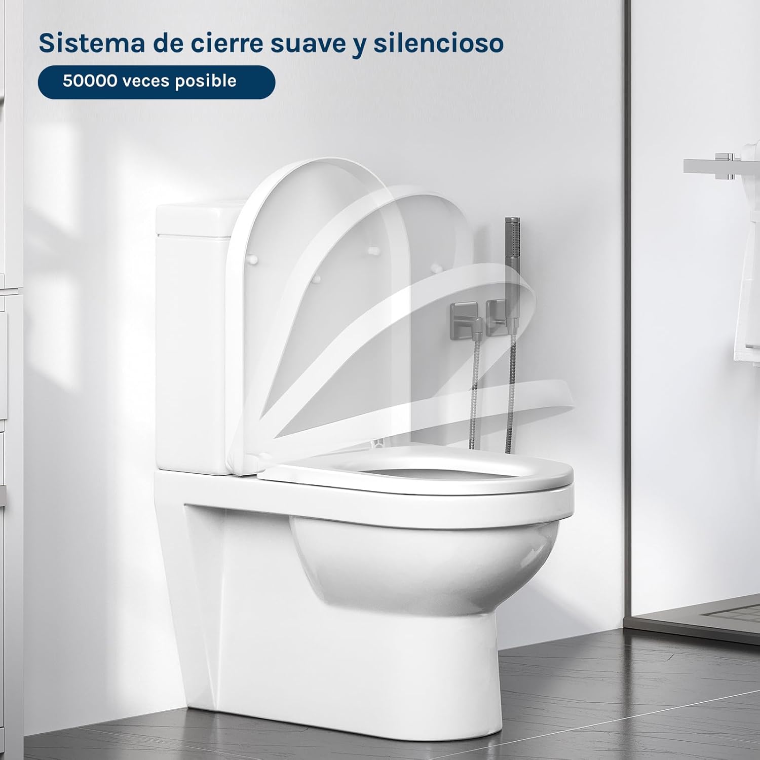 Tapa WC Antibacteriana D Cierre Suave