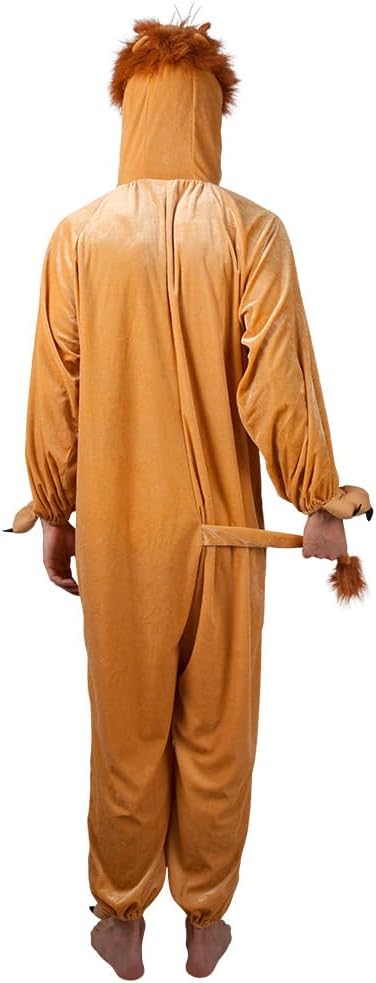 Disfraz de león peluche adulto