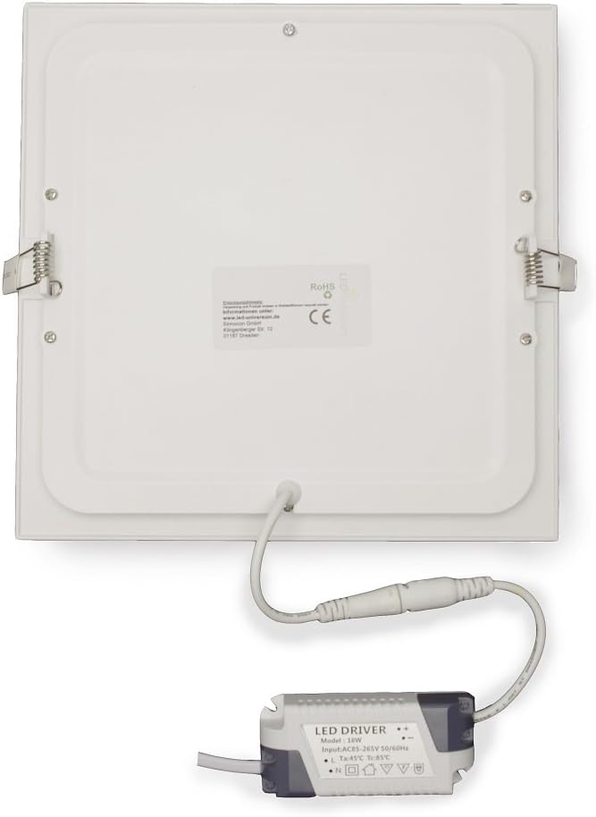 Panel LED 18W Luz Cálida