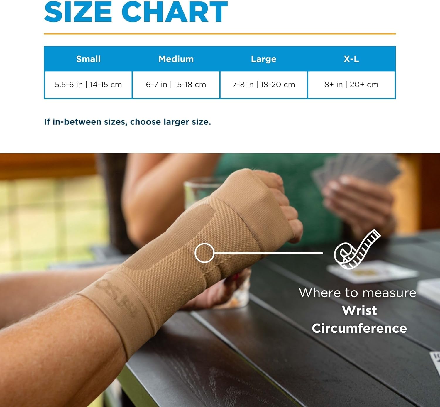 Muñequera Orthosleeve WS6