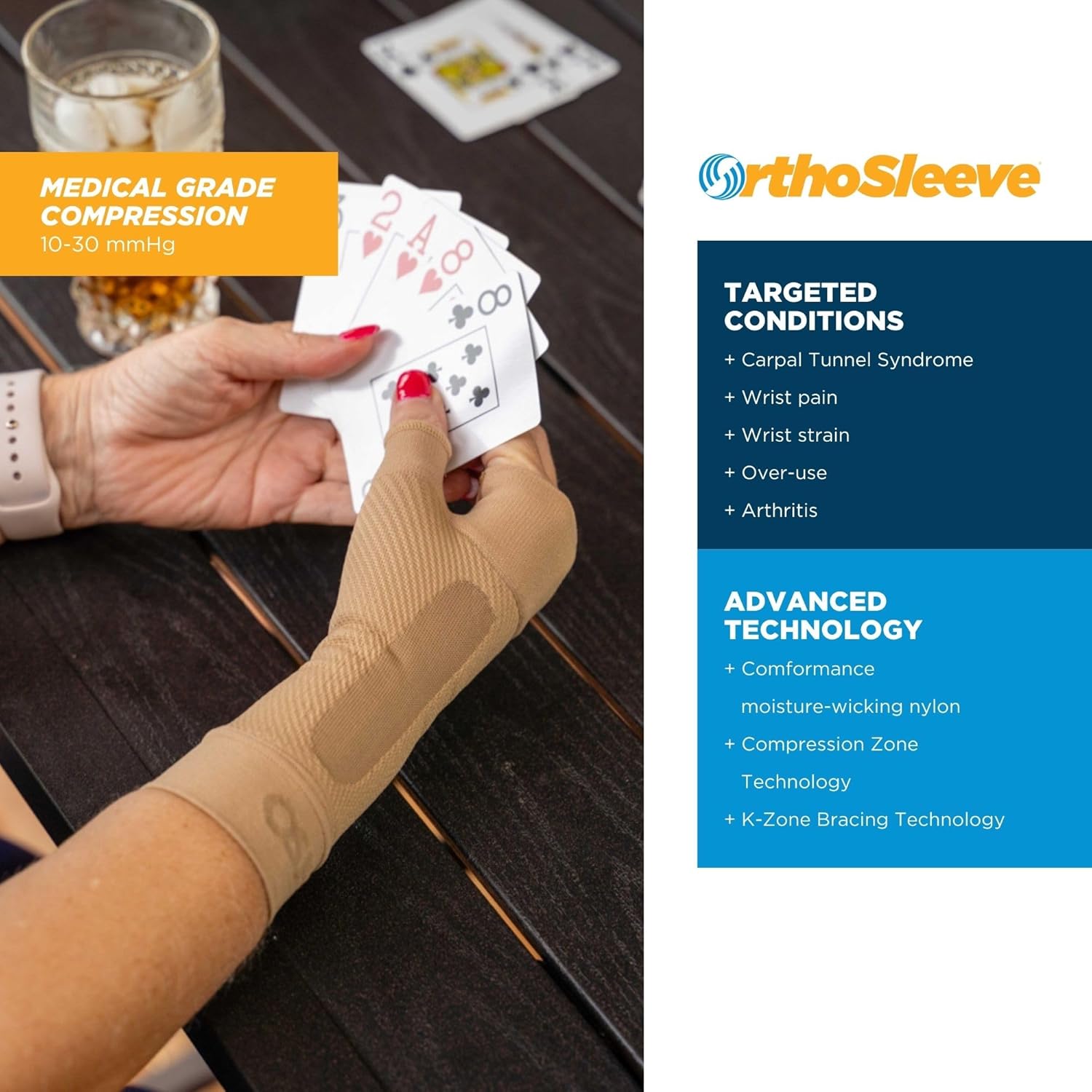 Muñequera Orthosleeve WS6