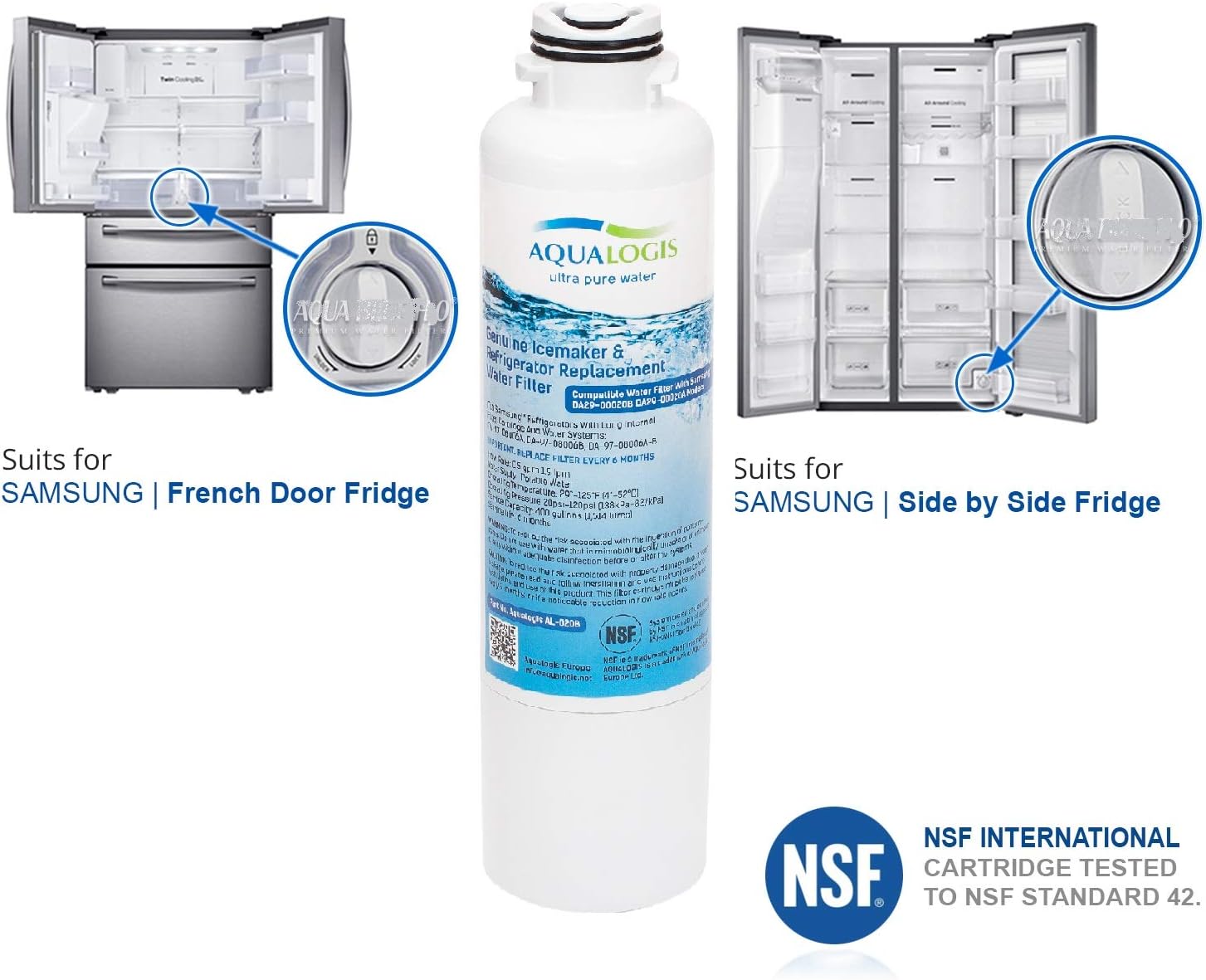 Filtro de Agua 2x AL-020B