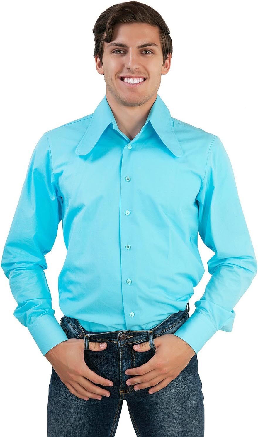 Camisa Azul Claro Perro Salchicha