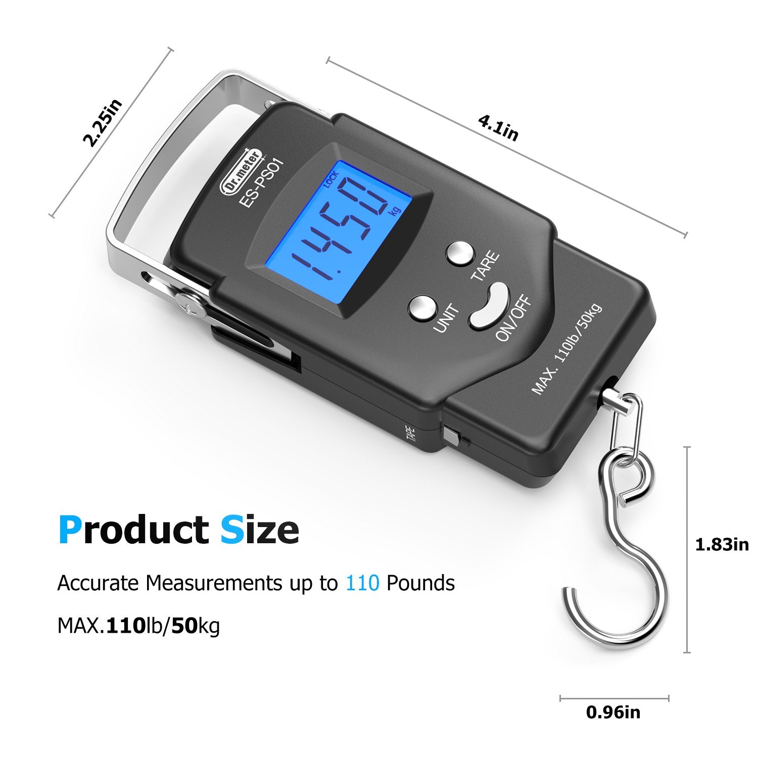 Báscula Digital 50kg con Cinta
