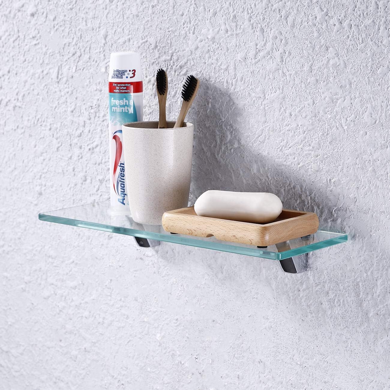 Estante de Baño de Cristal 35 cm