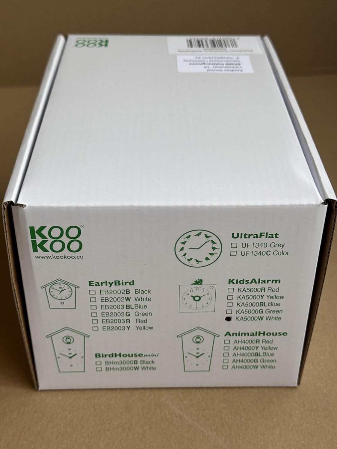 Despertador Infantil Kookoo Blanco