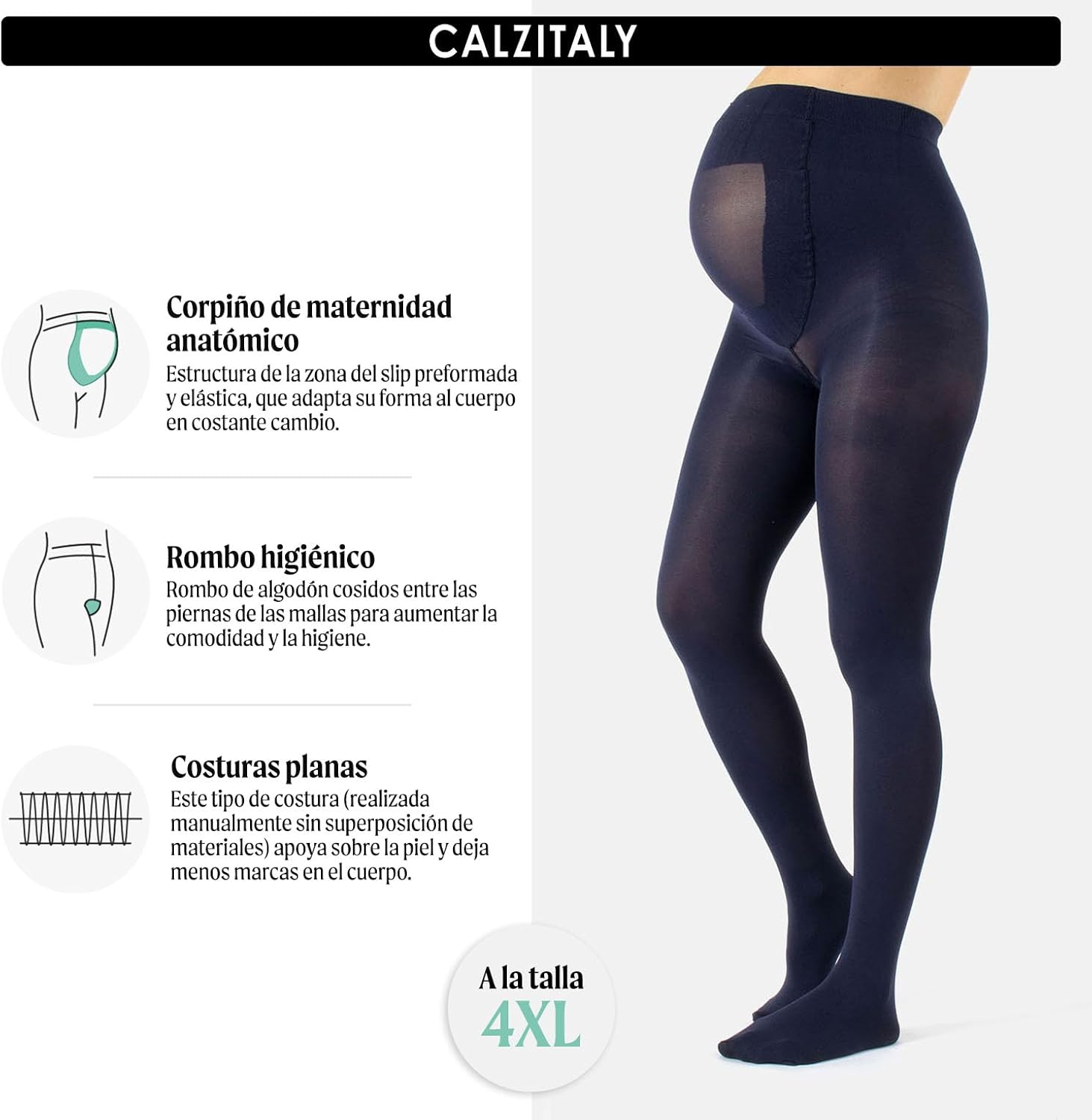 Medias Invernales Premamá 100 DEN