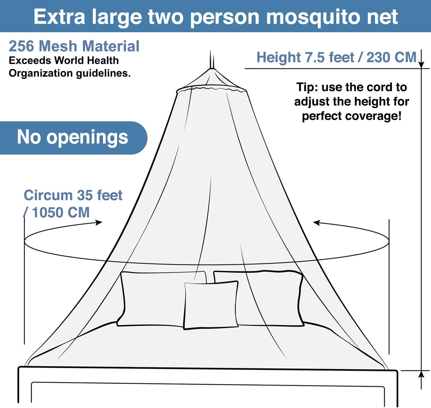 Mosquitera portátil para camas