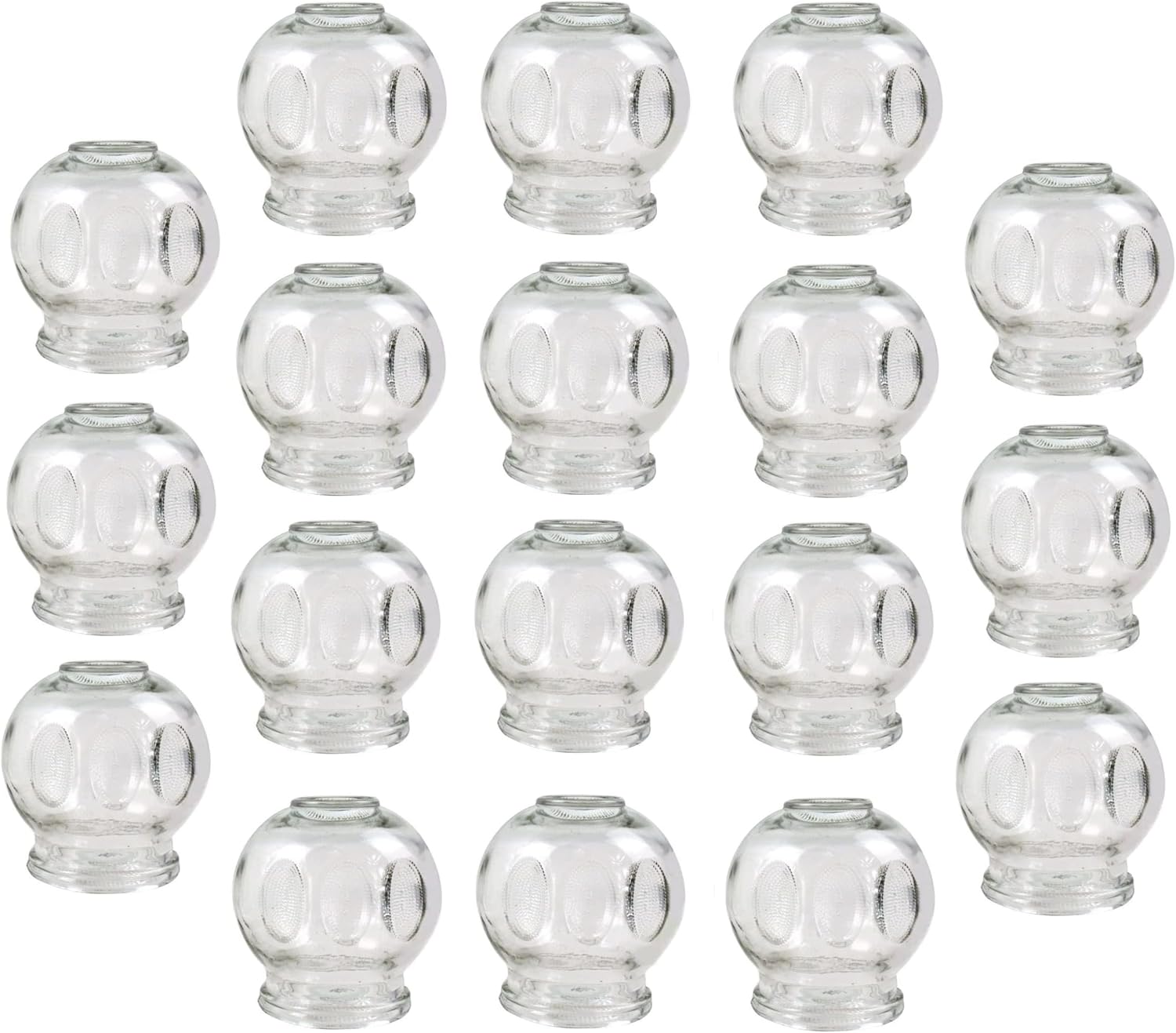 Juego de Masaje de Cristal 18Pzs