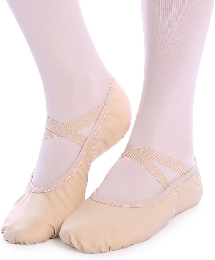 Zapatillas ballet lona divididas