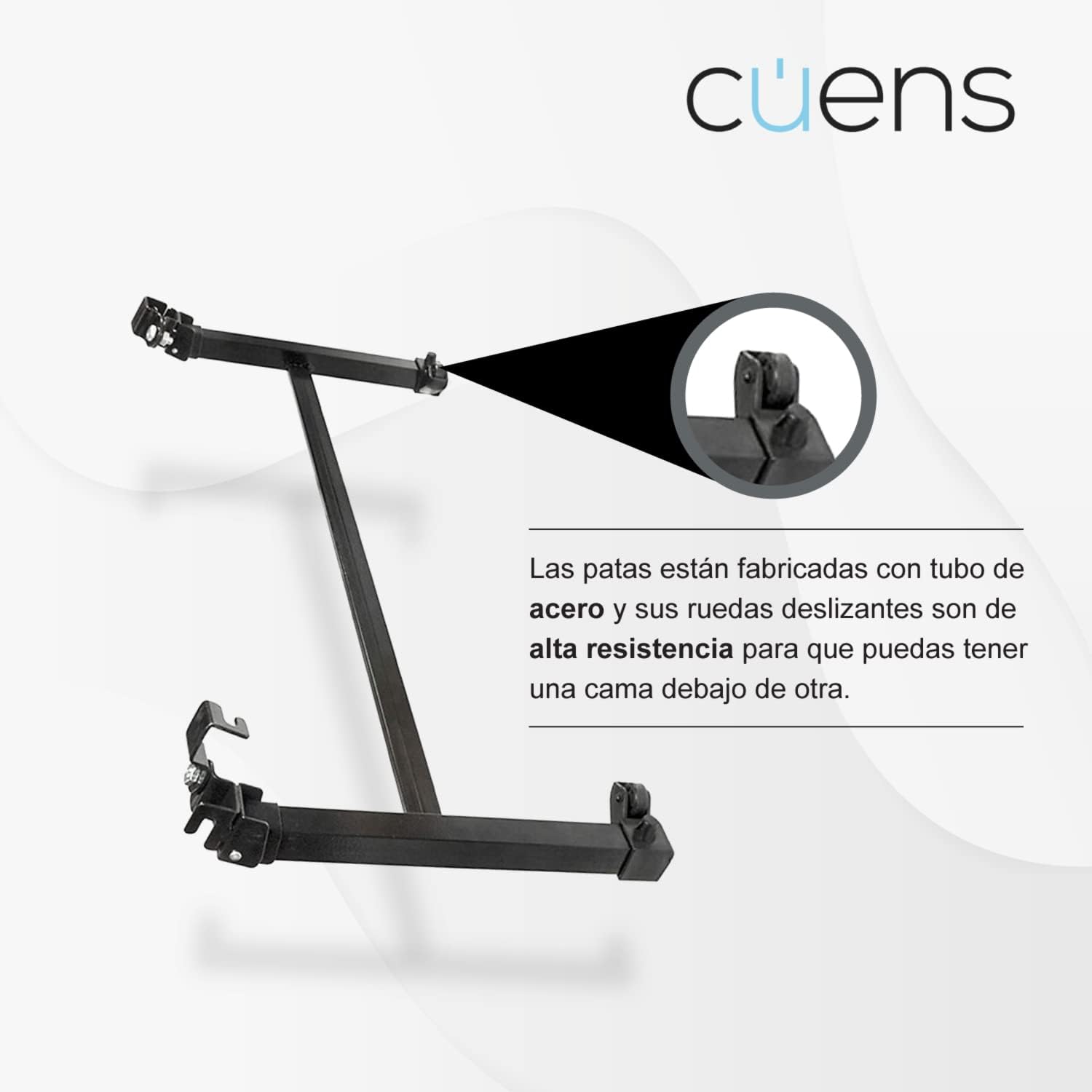 Patas plegables para cama 90 cm