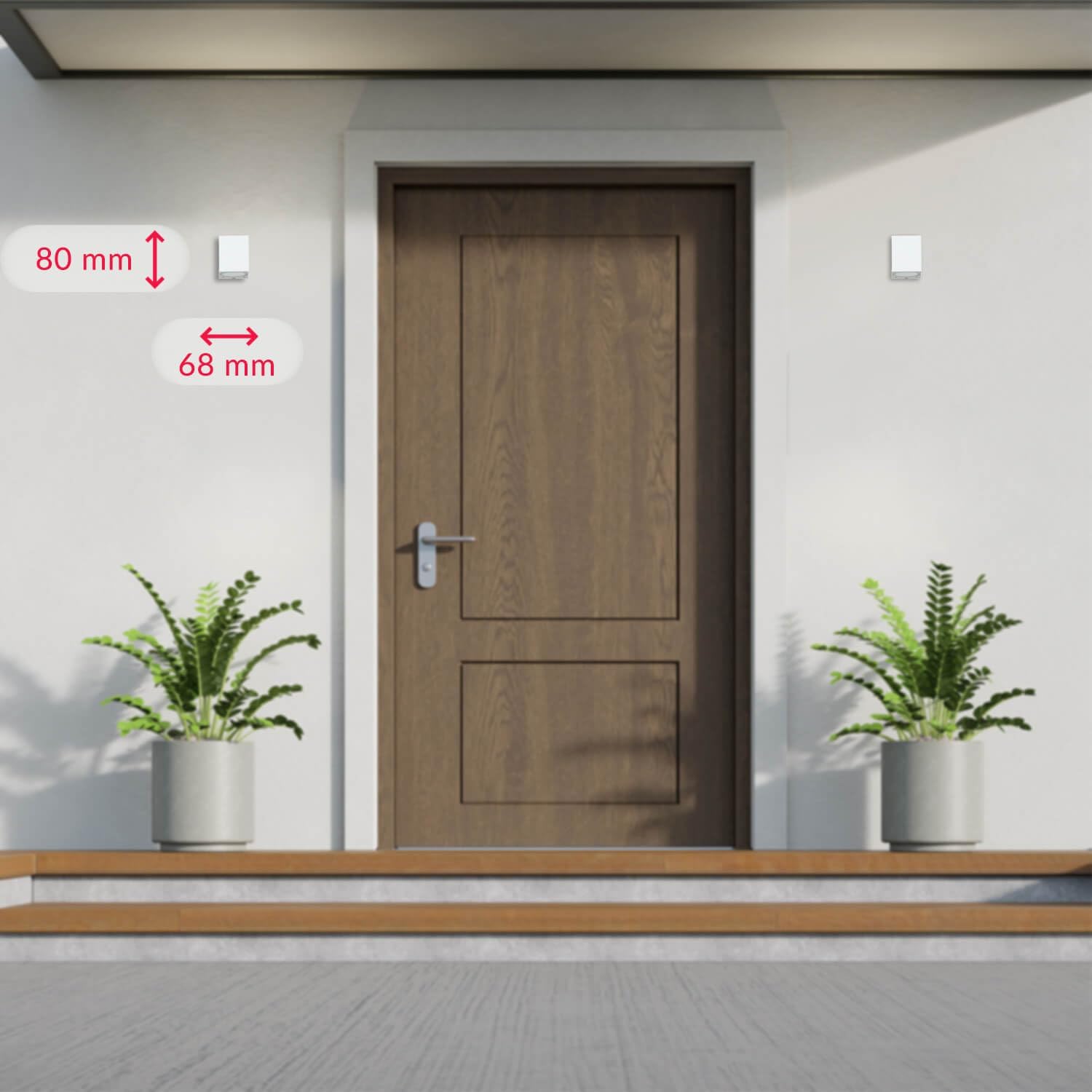 Aplique pared blanco IP44 GU10