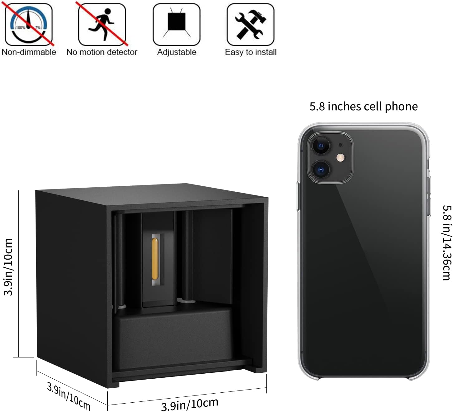Aplique Exterior K-Bright 12W