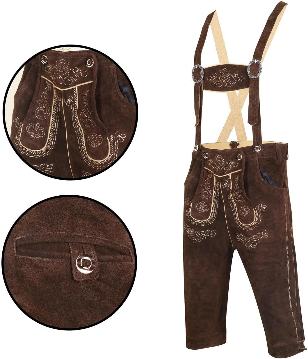 Pantalones de piel para hombre