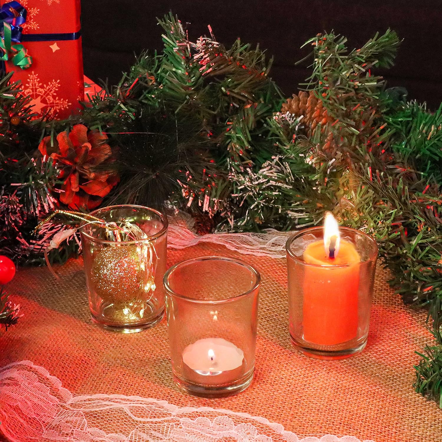 Porta Velas de Cristal 72u.