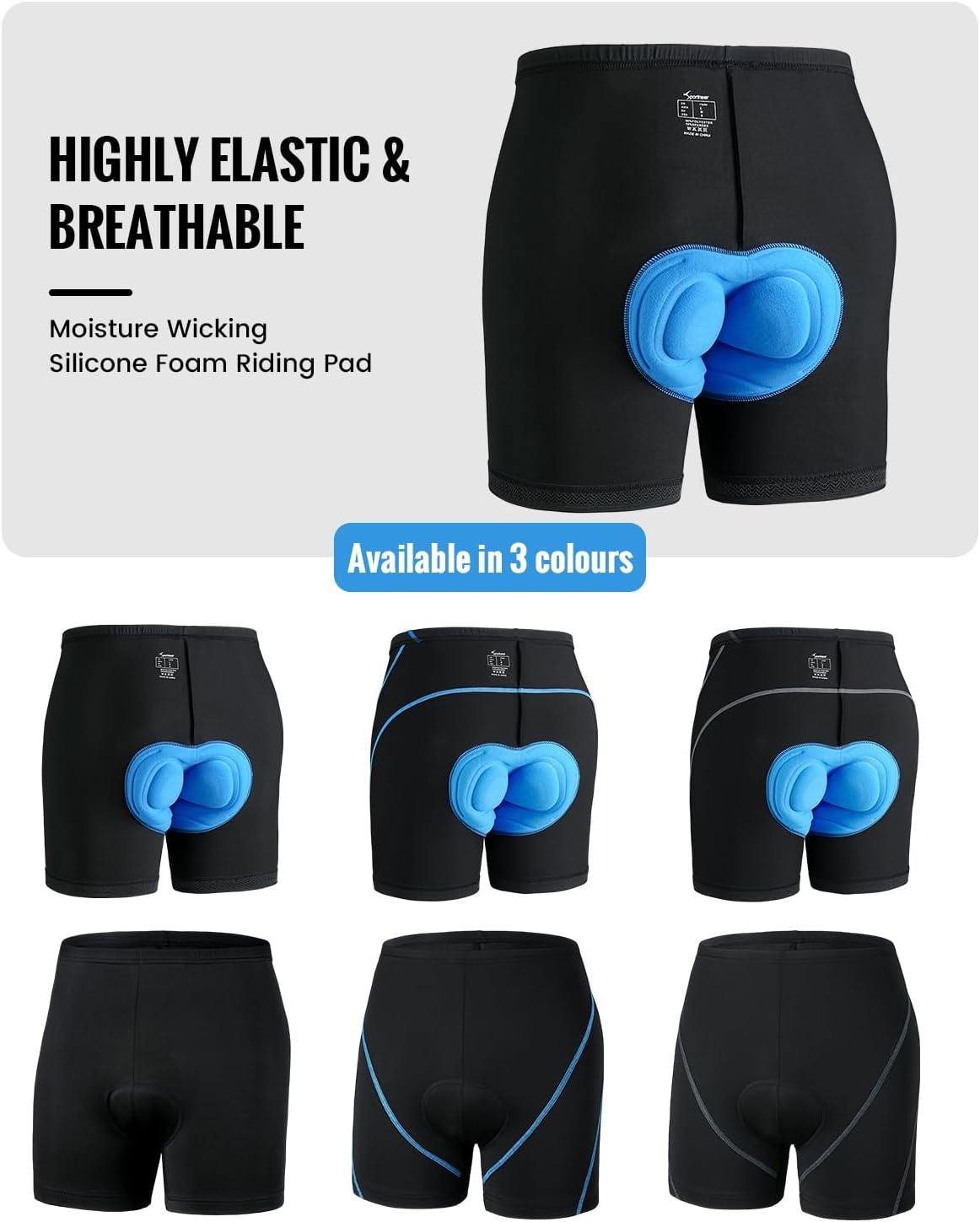 Pantalones Cortos Ciclismo XL