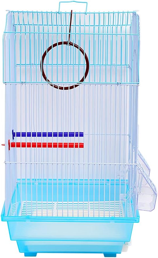 Jaula para pájaros DZL Azul