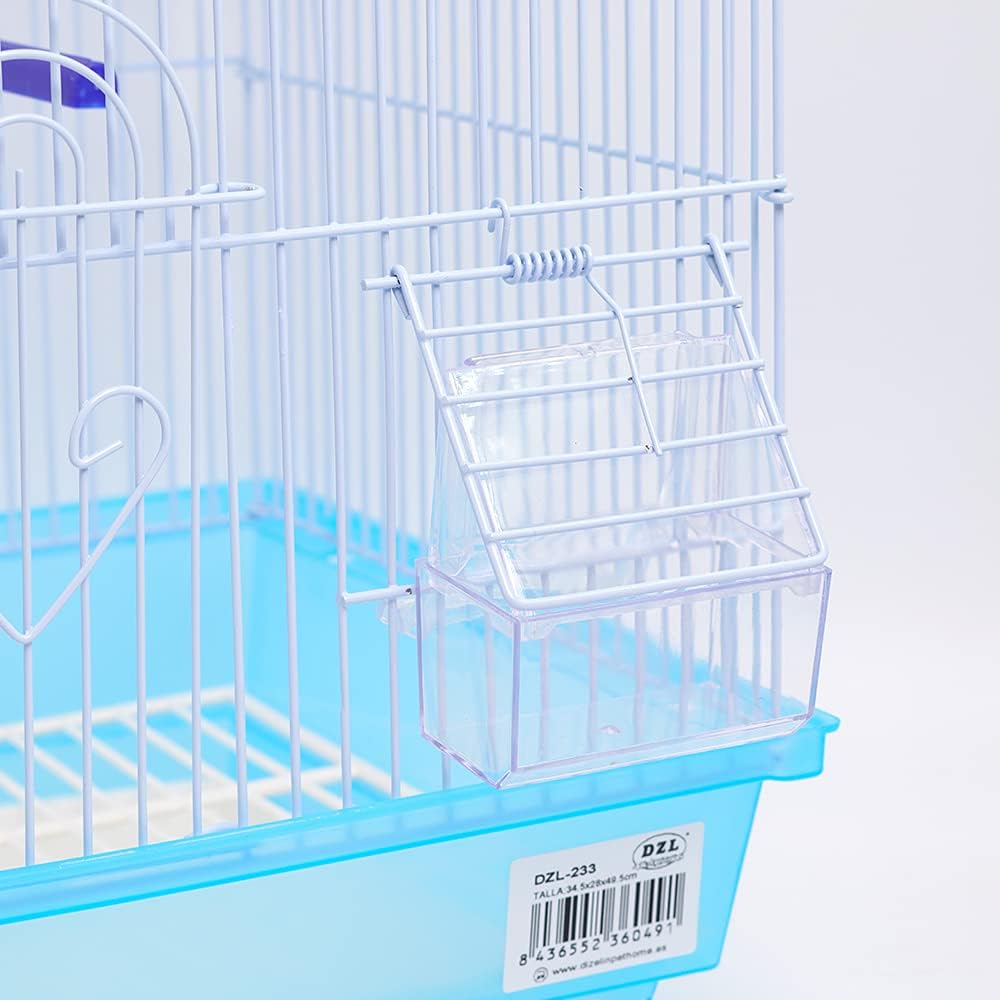 Jaula para pájaros DZL Azul