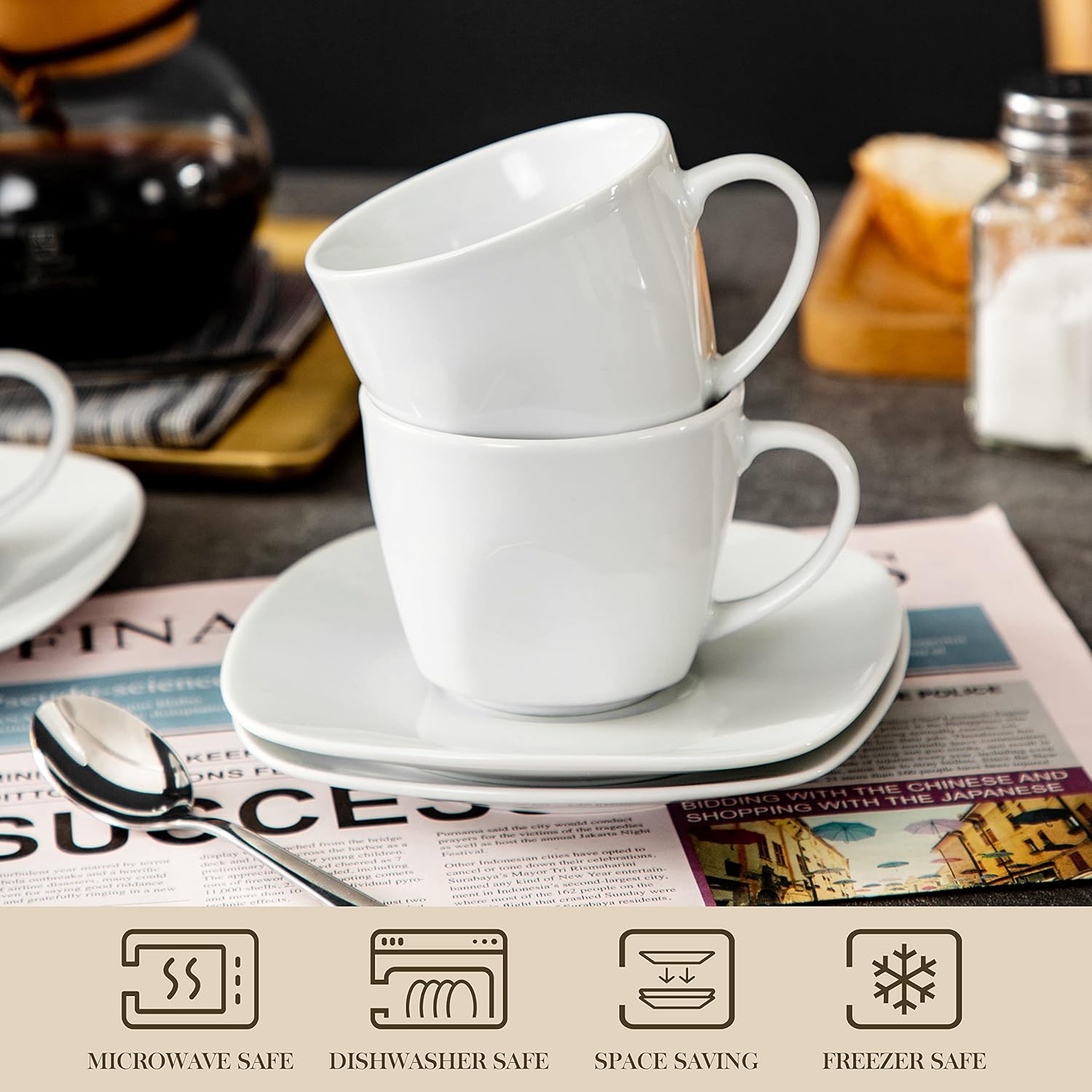 Juego de Café MALACASA 12 Pzs