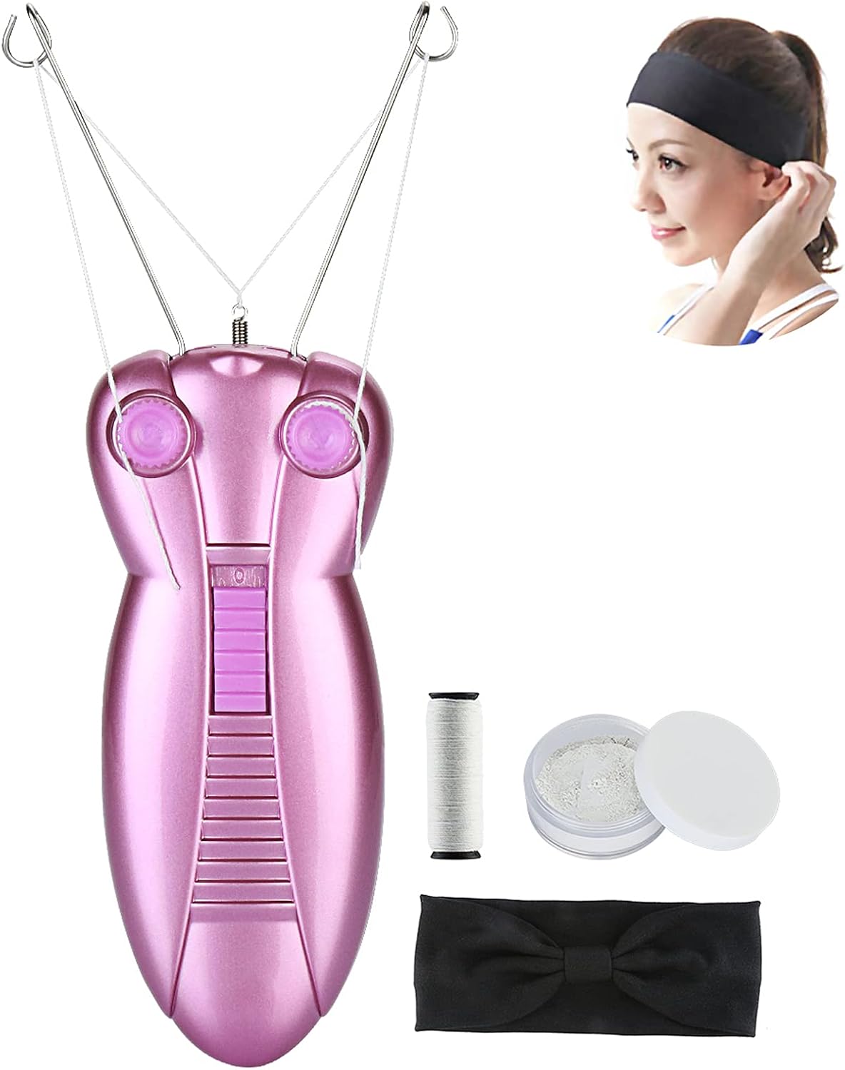 Electroestimulador facial rosa