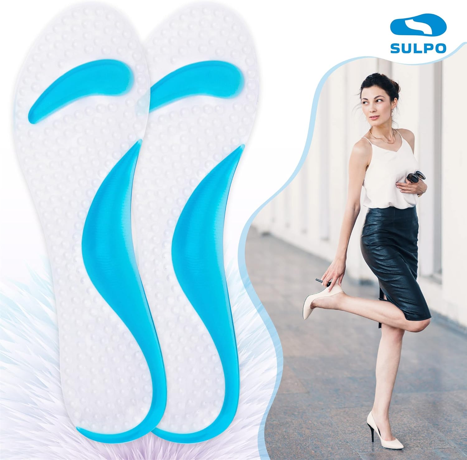 Plantillas de gel para tacones