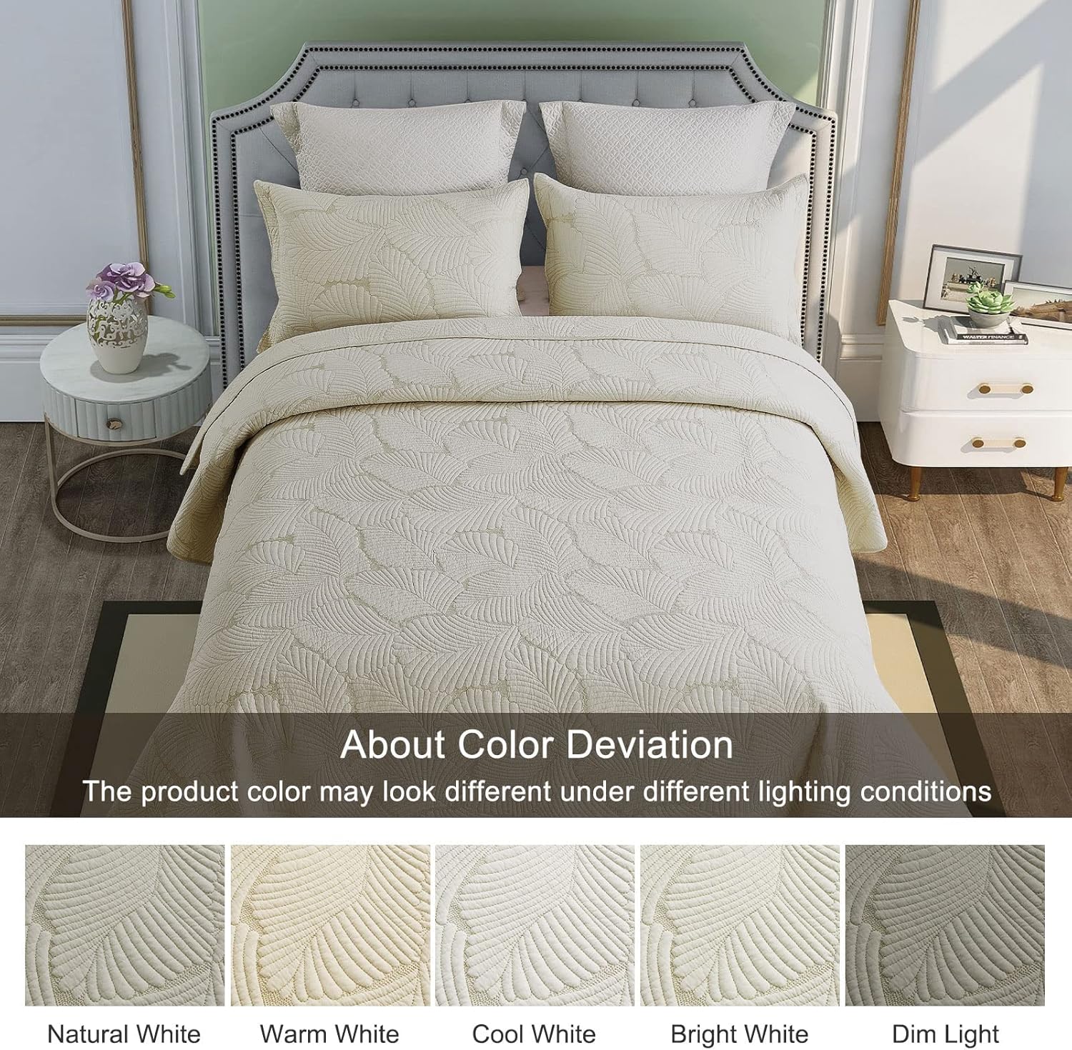 Colcha Bouti Beige 150 cm 220x240