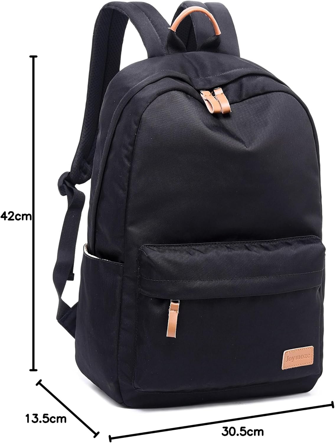 Mochila Escolar Retro Negra