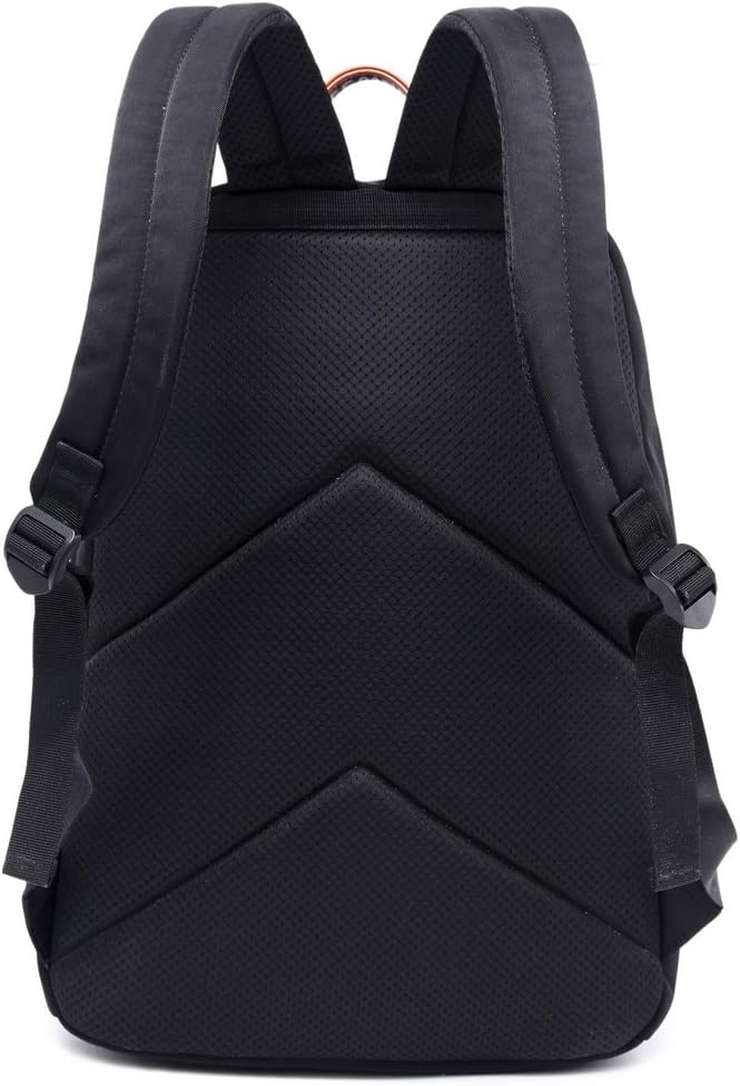 Mochila Escolar Retro Negra