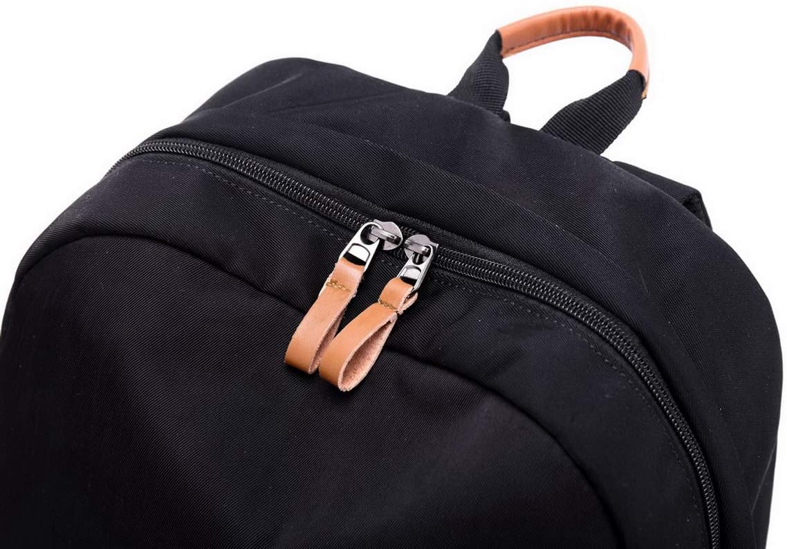 Mochila Escolar Retro Negra