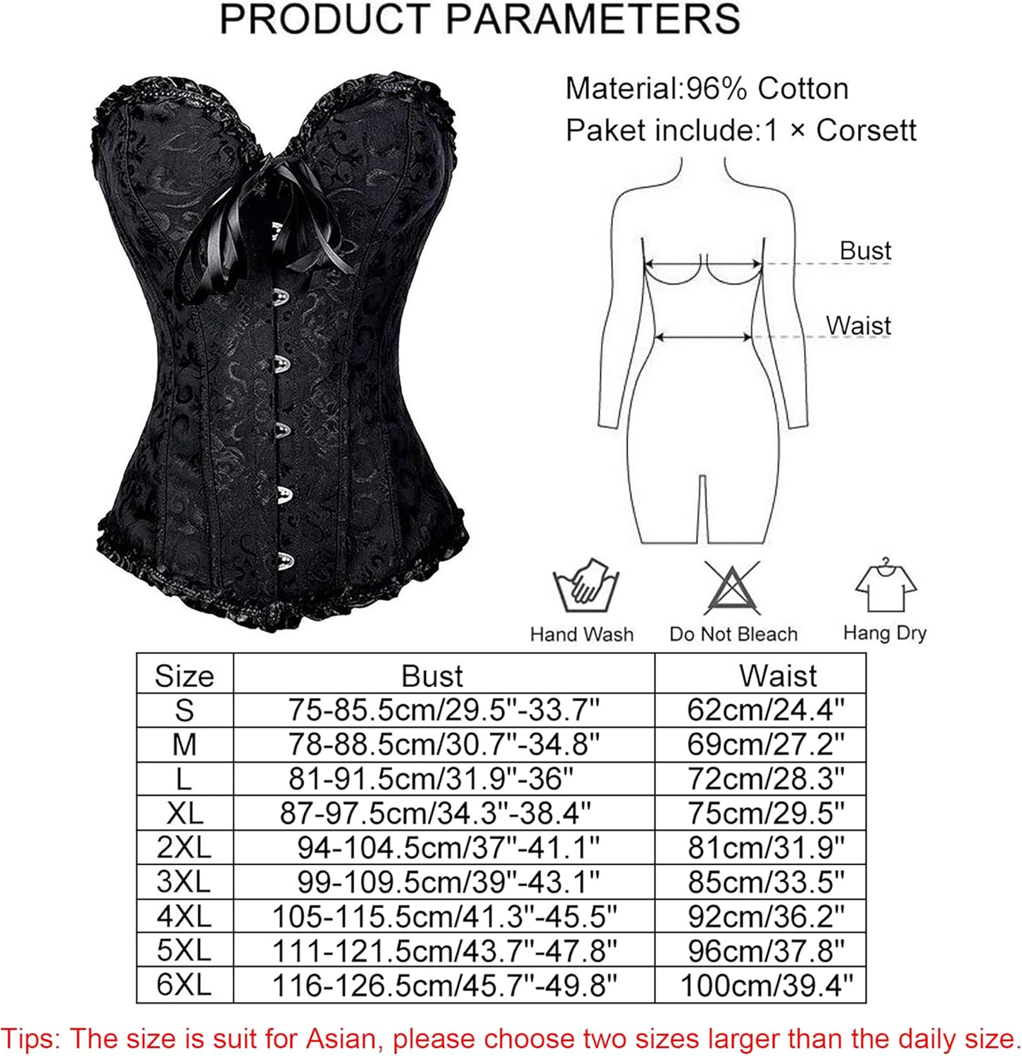 Corset Satin Push-up Trainer
