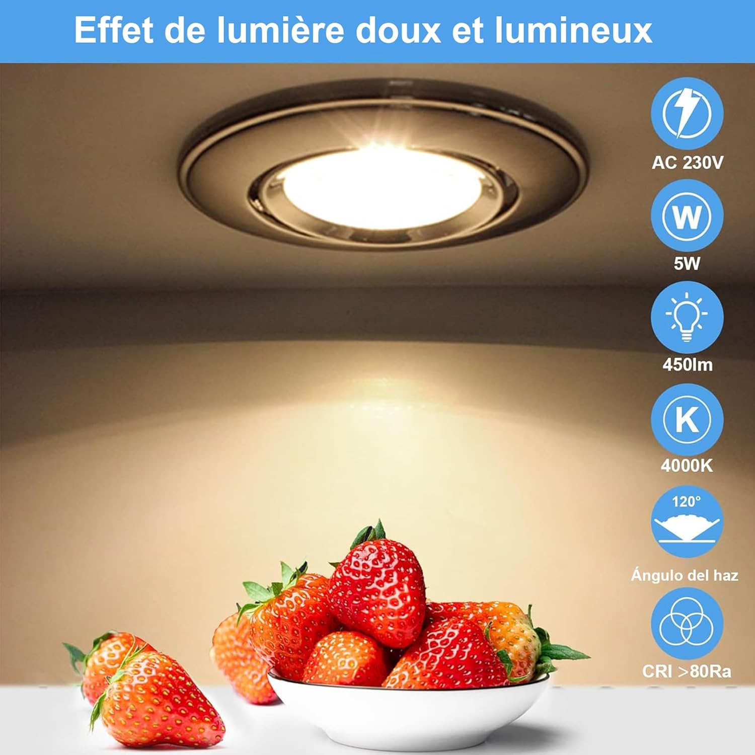 Downlight LED Giratorio 5W