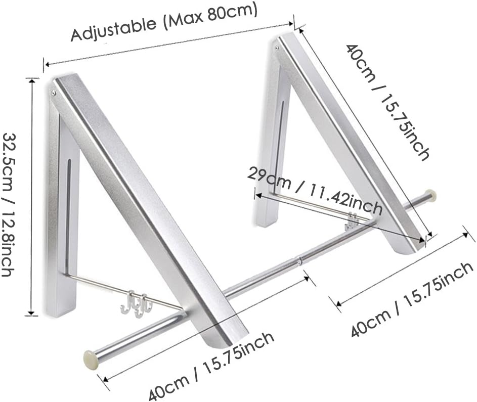 Perchero Plegable Abatible 2Pz