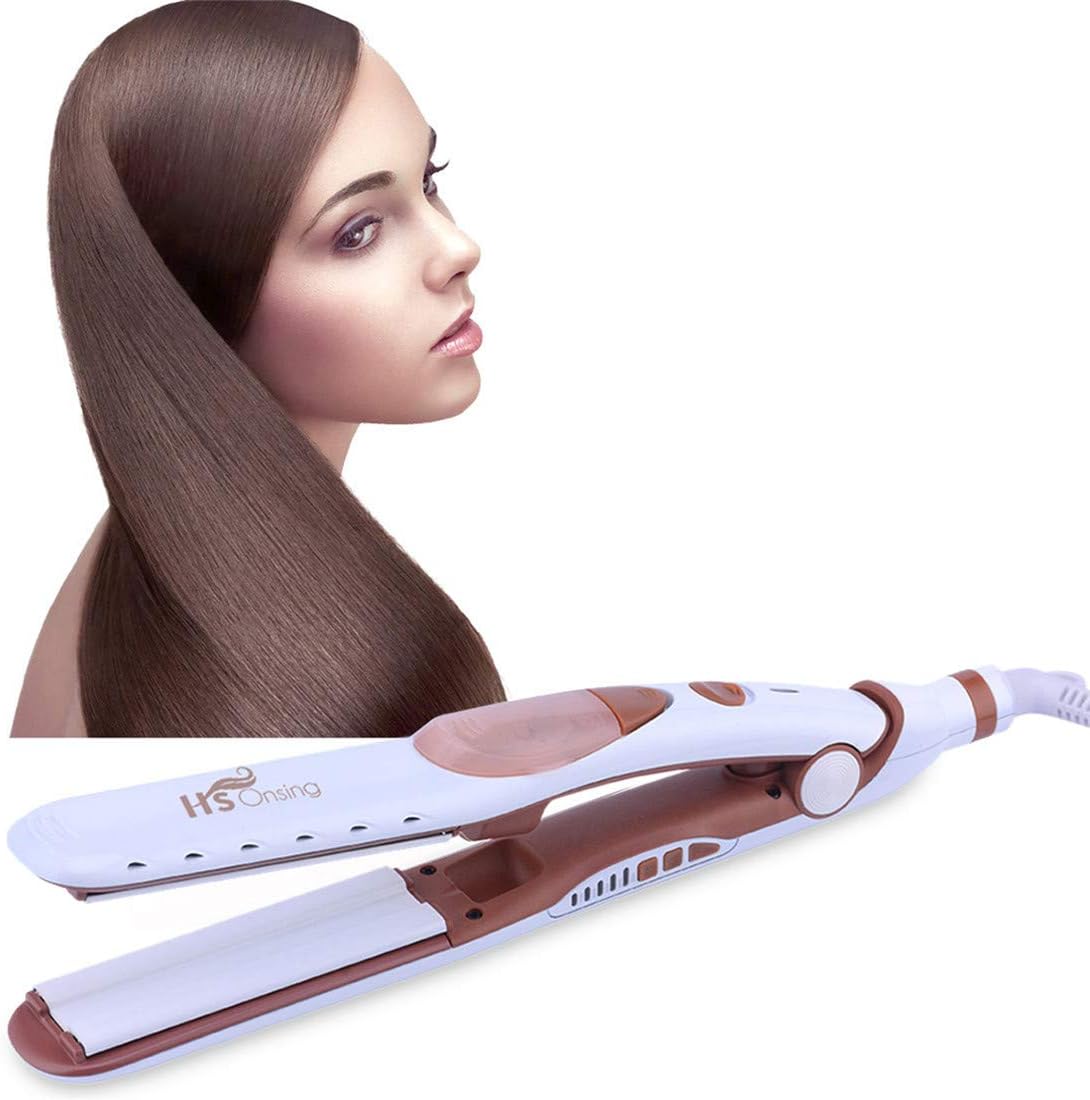 Plancha 2-en-1 para cabello