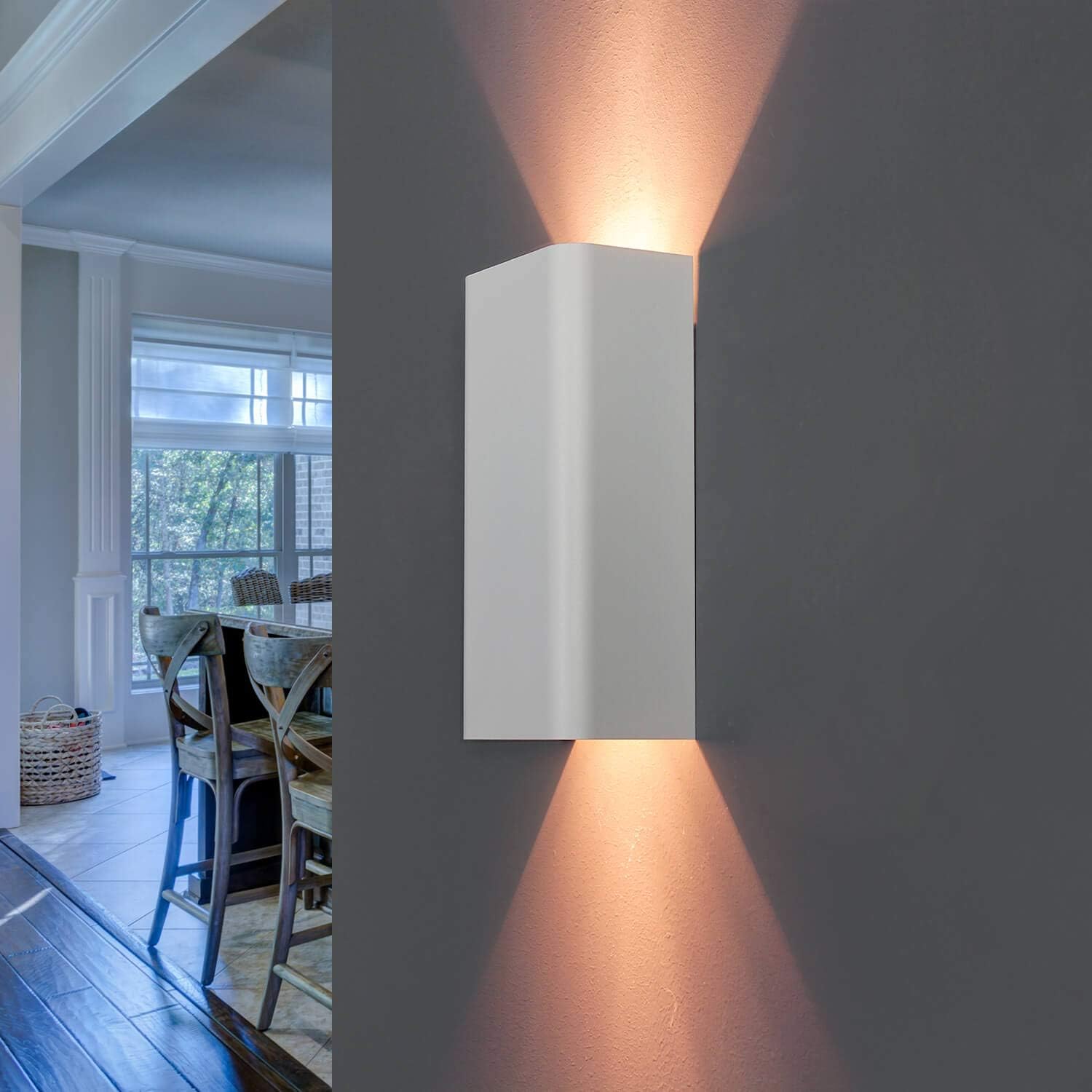Aplique de pared GU10 blanco