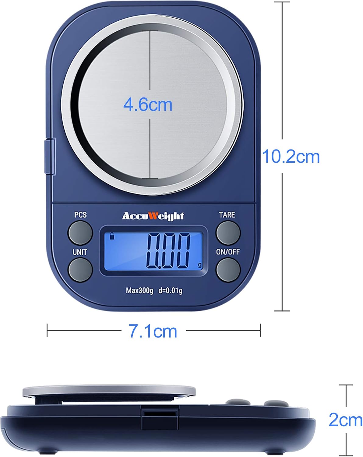 Báscula Digital Precisión 300g